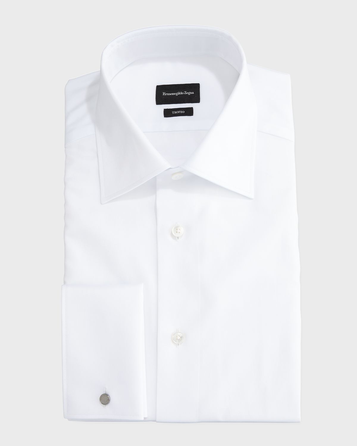 ZEGNA Men 's Trofeo Solid Regular-Fit Dress Shirt