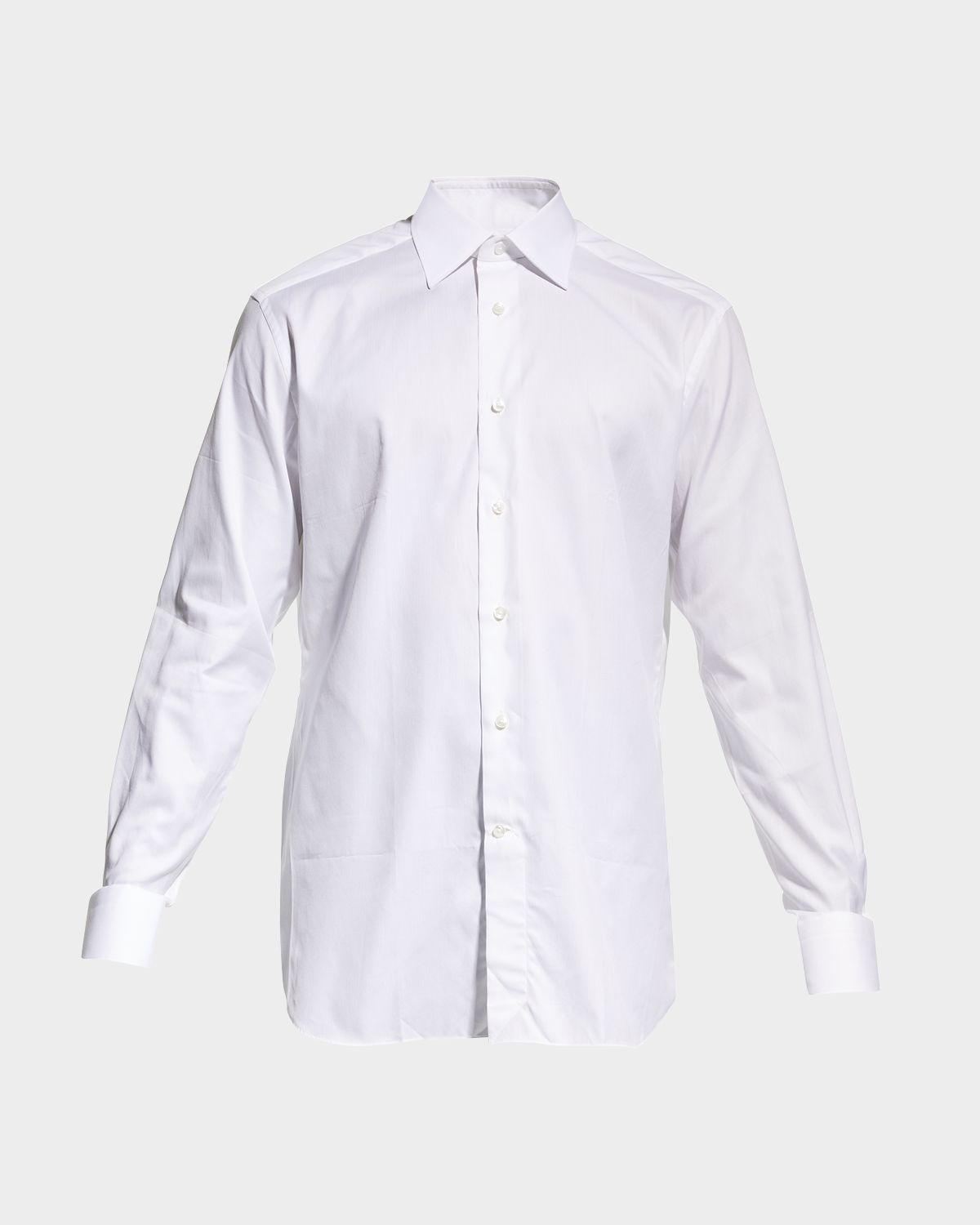 ZEGNA Men 's Trofeo Solid Regular-Fit Dress Shirt