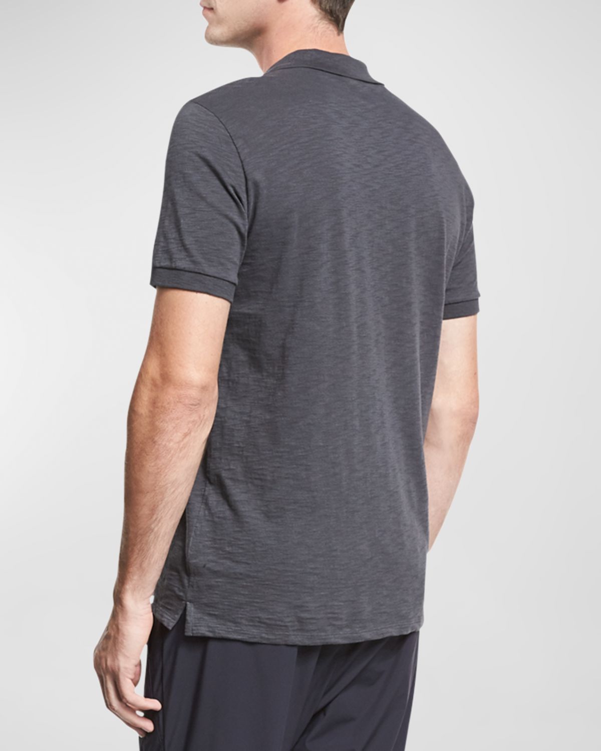 Vince Classic Slub Cotton Polo Shirt