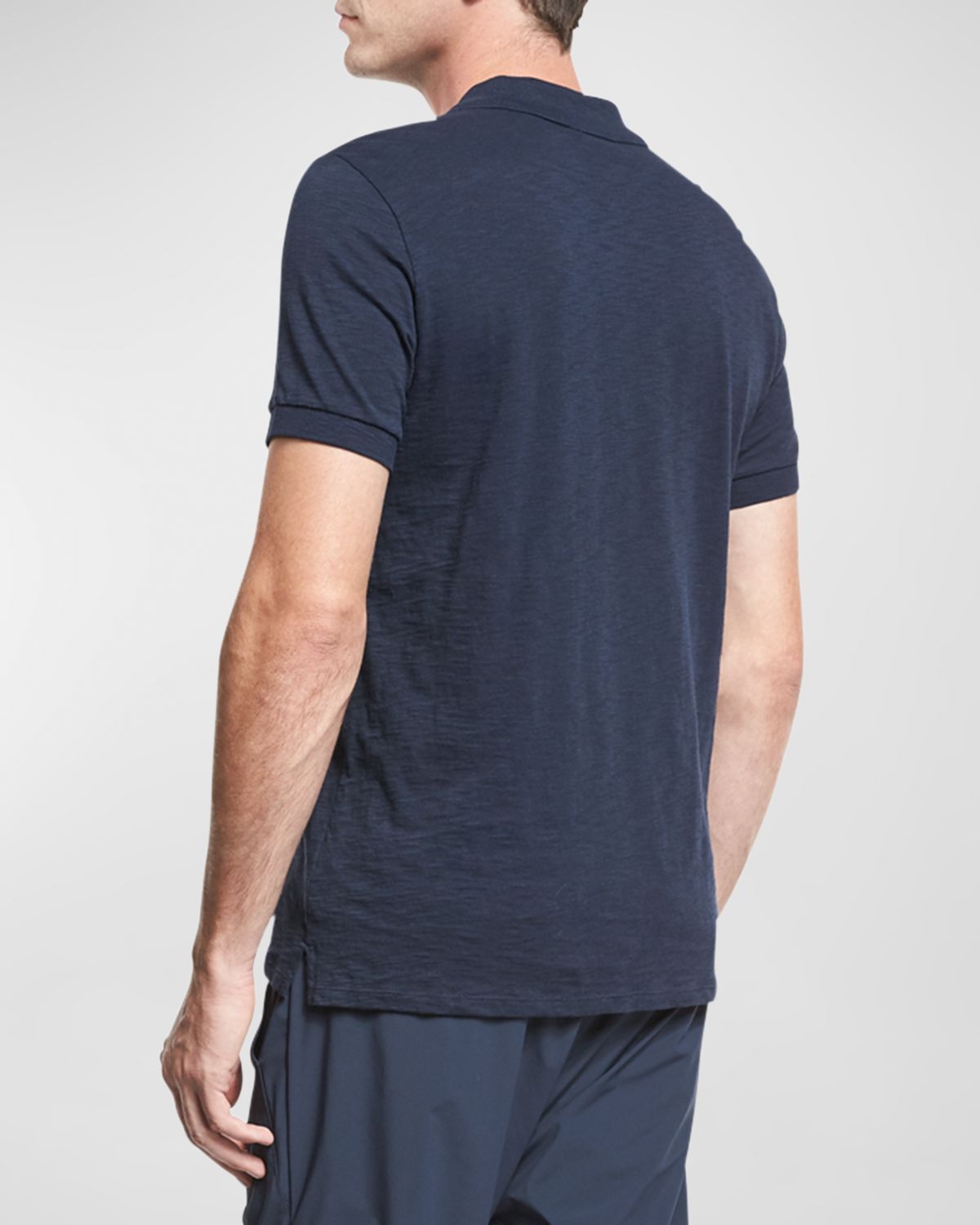 Vince Classic Slub Cotton Polo Shirt