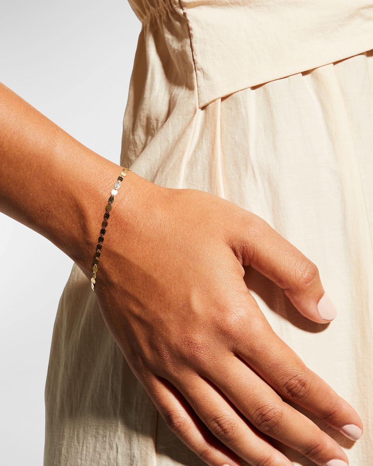 LANA 14K Gold Nude Chain Bracelet