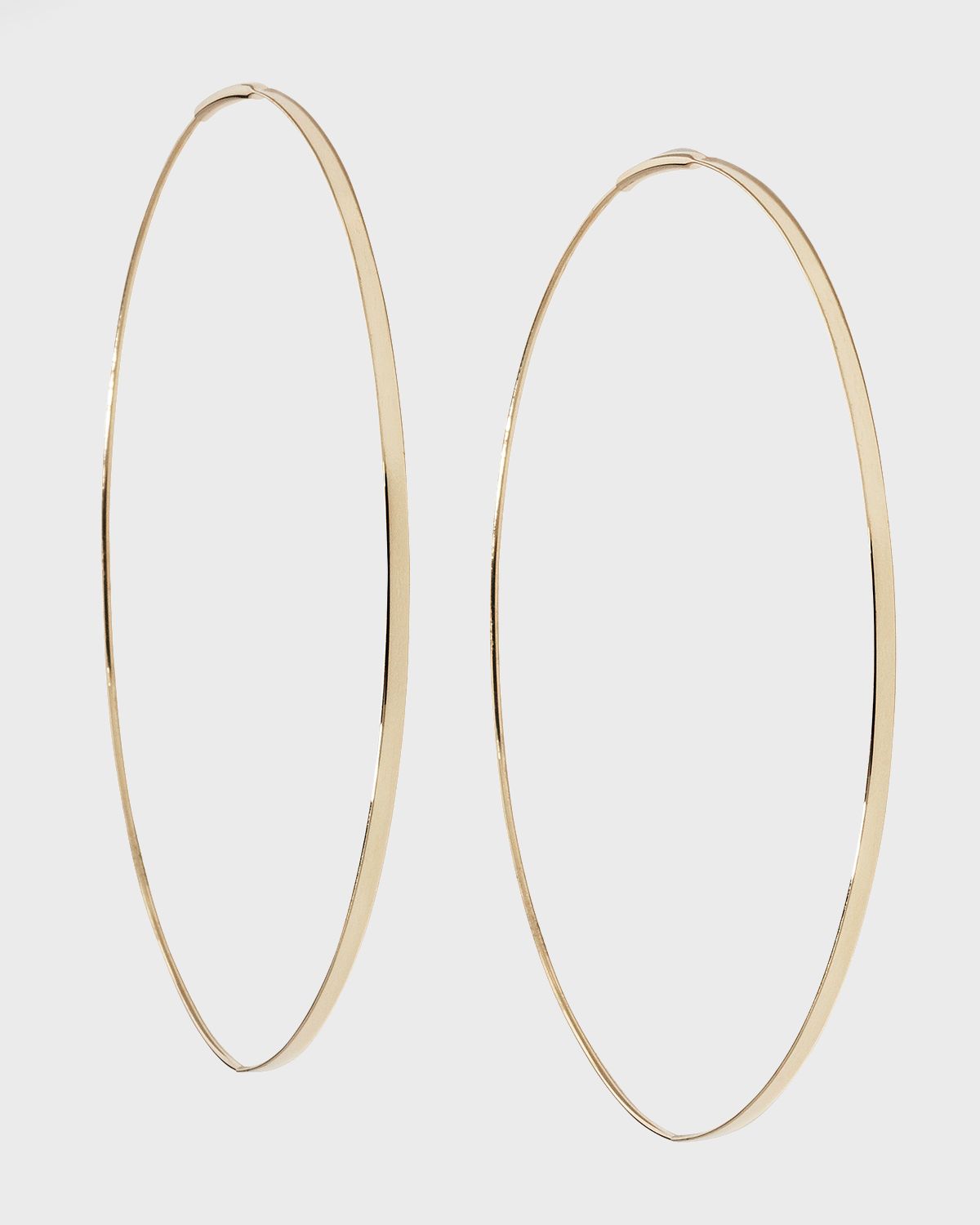 LANA Flat Magic 14K Gold Hoop Earrings