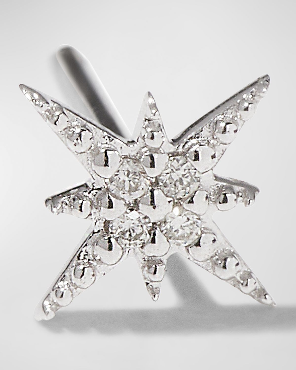 Sydney Evan Starburst Diamond Single Stud Earring
