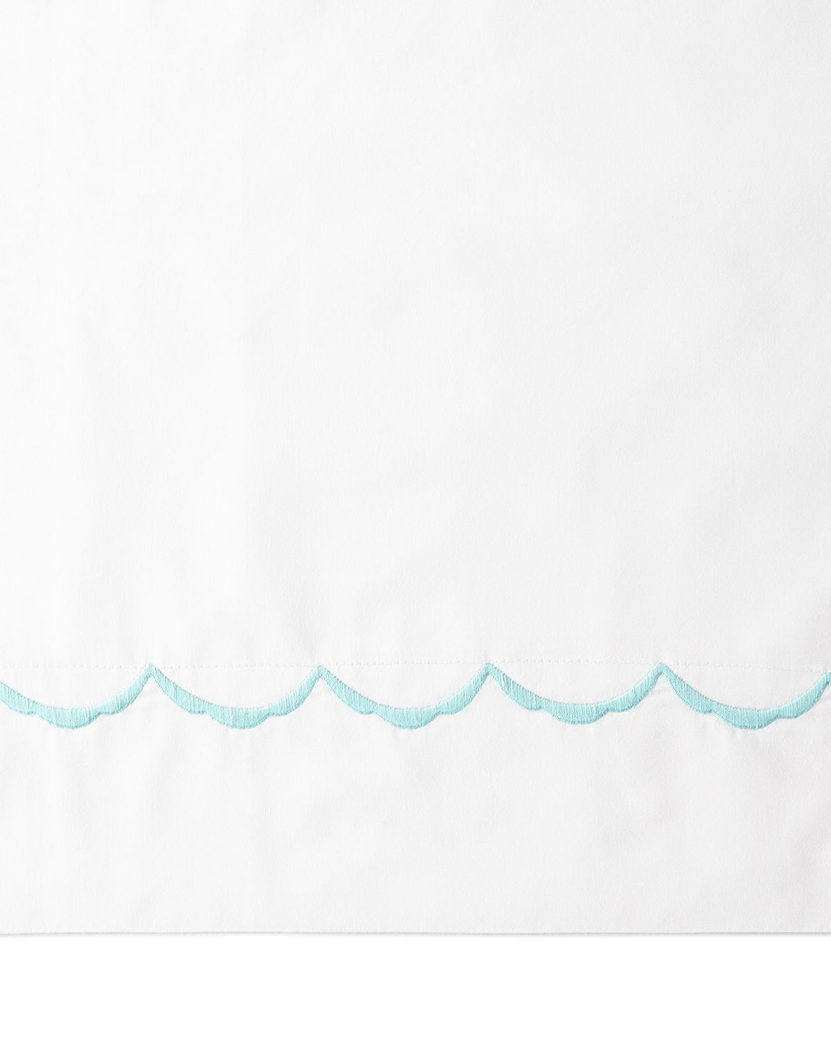 Matouk Scallops Embroidered Duvet Cover
