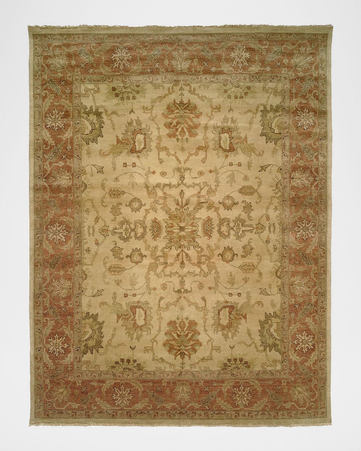 Haven & Loom Latte Rust Oushak Rug