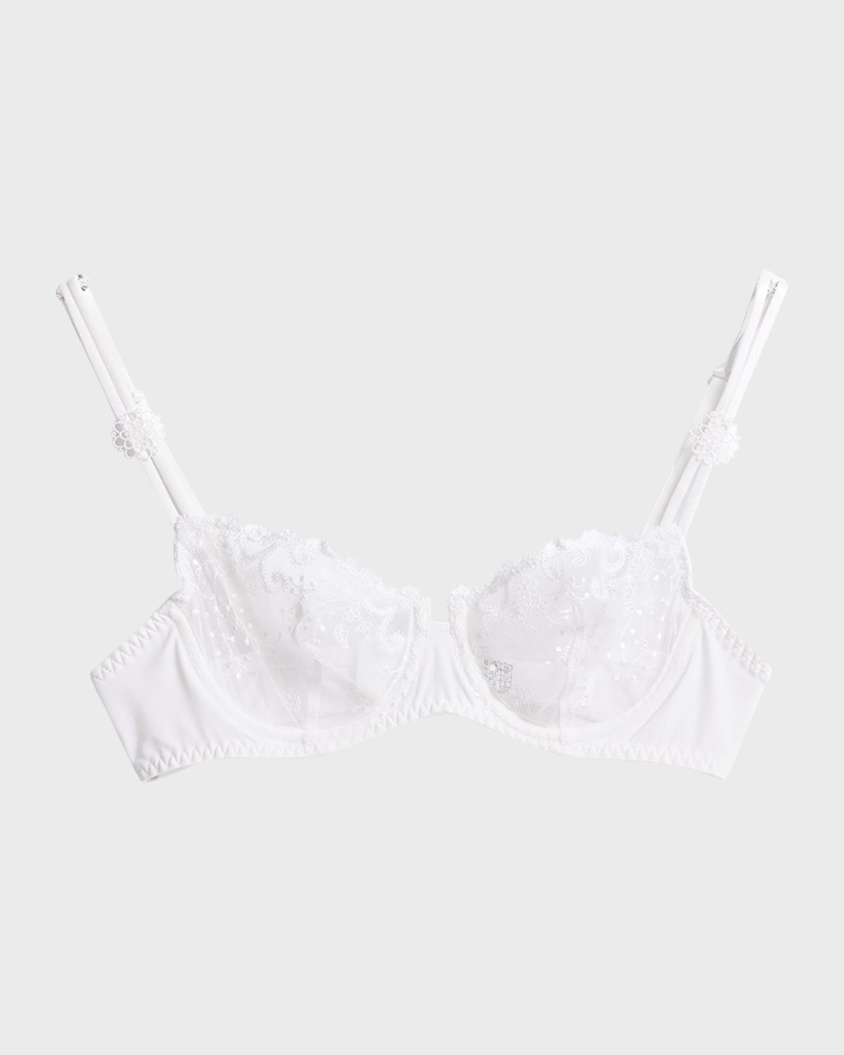 Simone Perele Delice Embroidered Demi Bra | Thumbnail 6 Simone Perele Delice Embroidered Demi Bra | Thumbnail 6