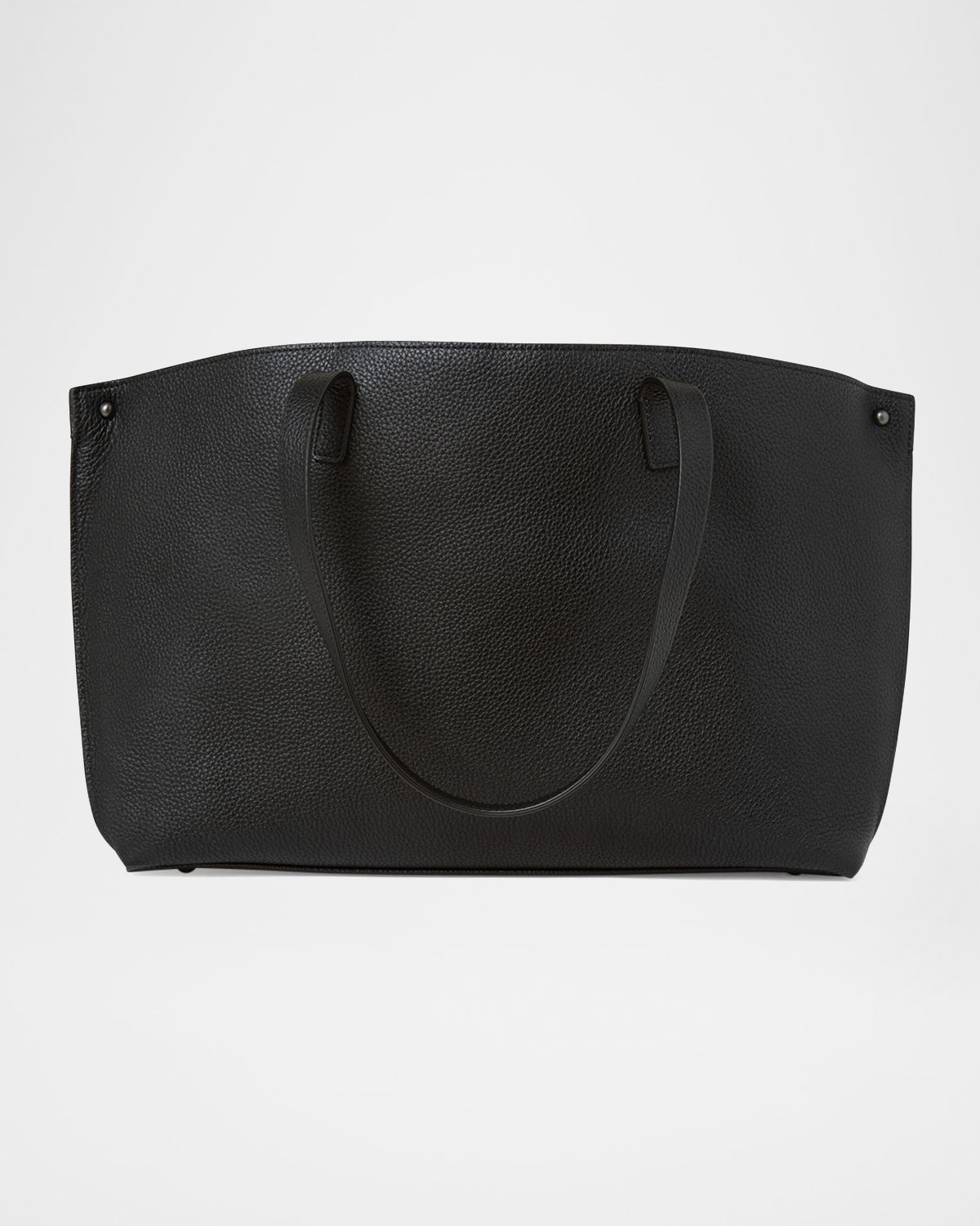 Akris Ai Small Leather Shoulder Tote Bag