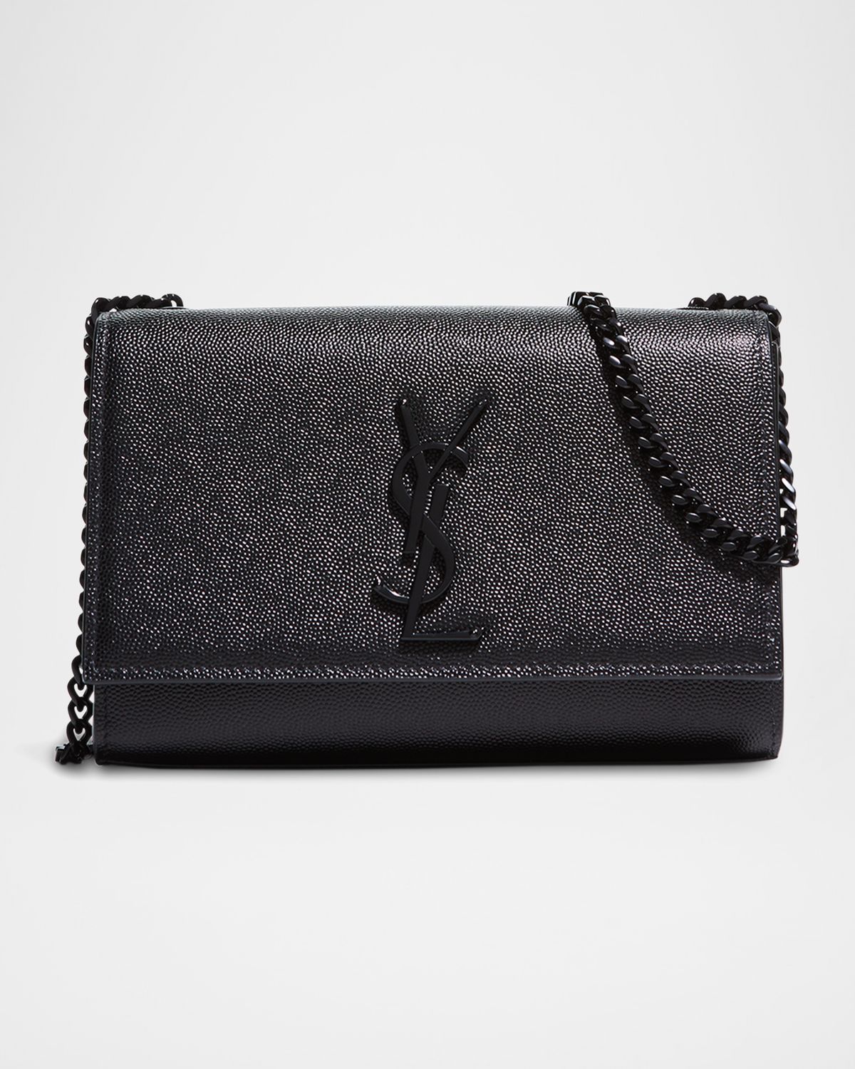 Saint Laurent Kate Small YSL Crossbody Bag in Grained Leather