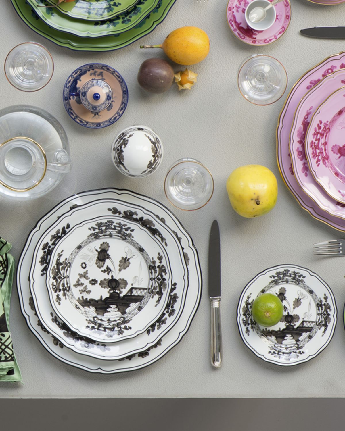 GINORI 1735 Oriente Italiano Salad Plate, Albus