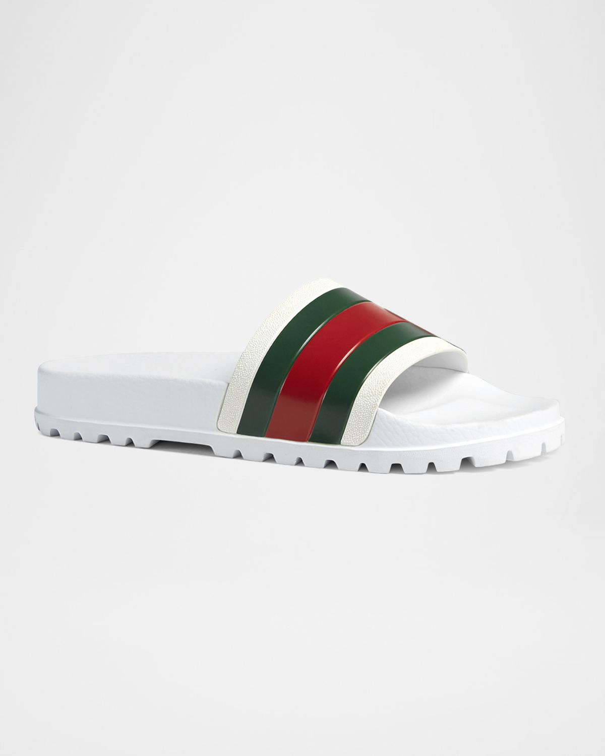 Gucci Men 's Pursuit Trek Web Slide Sandals