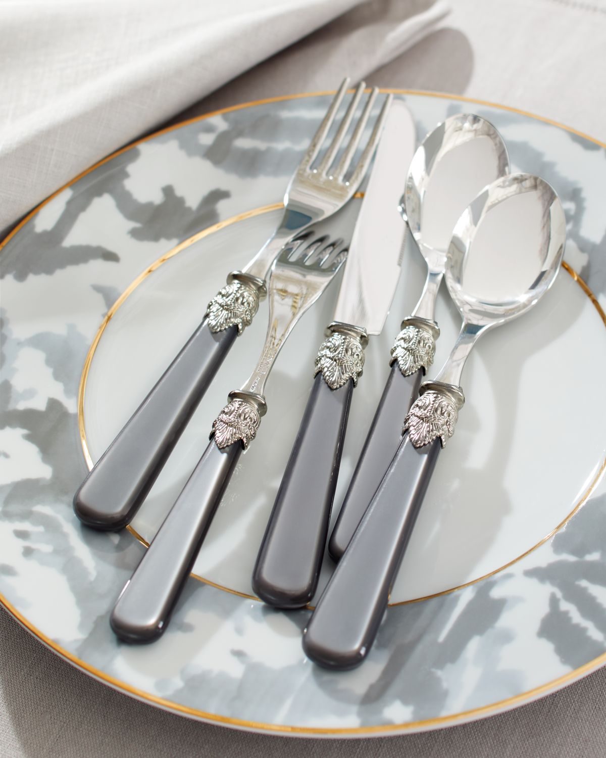 Neiman Marcus 20-Piece Napoleon Flatware Service