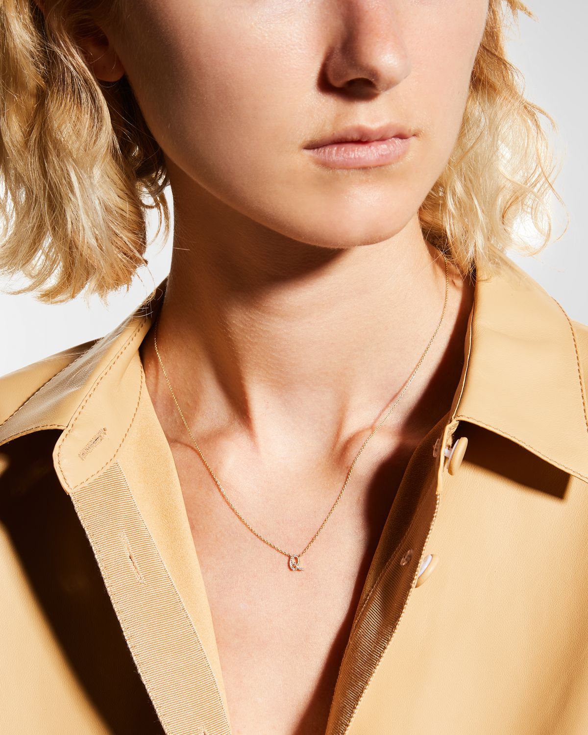 Sydney Evan Diamond Initial Pendant Necklace