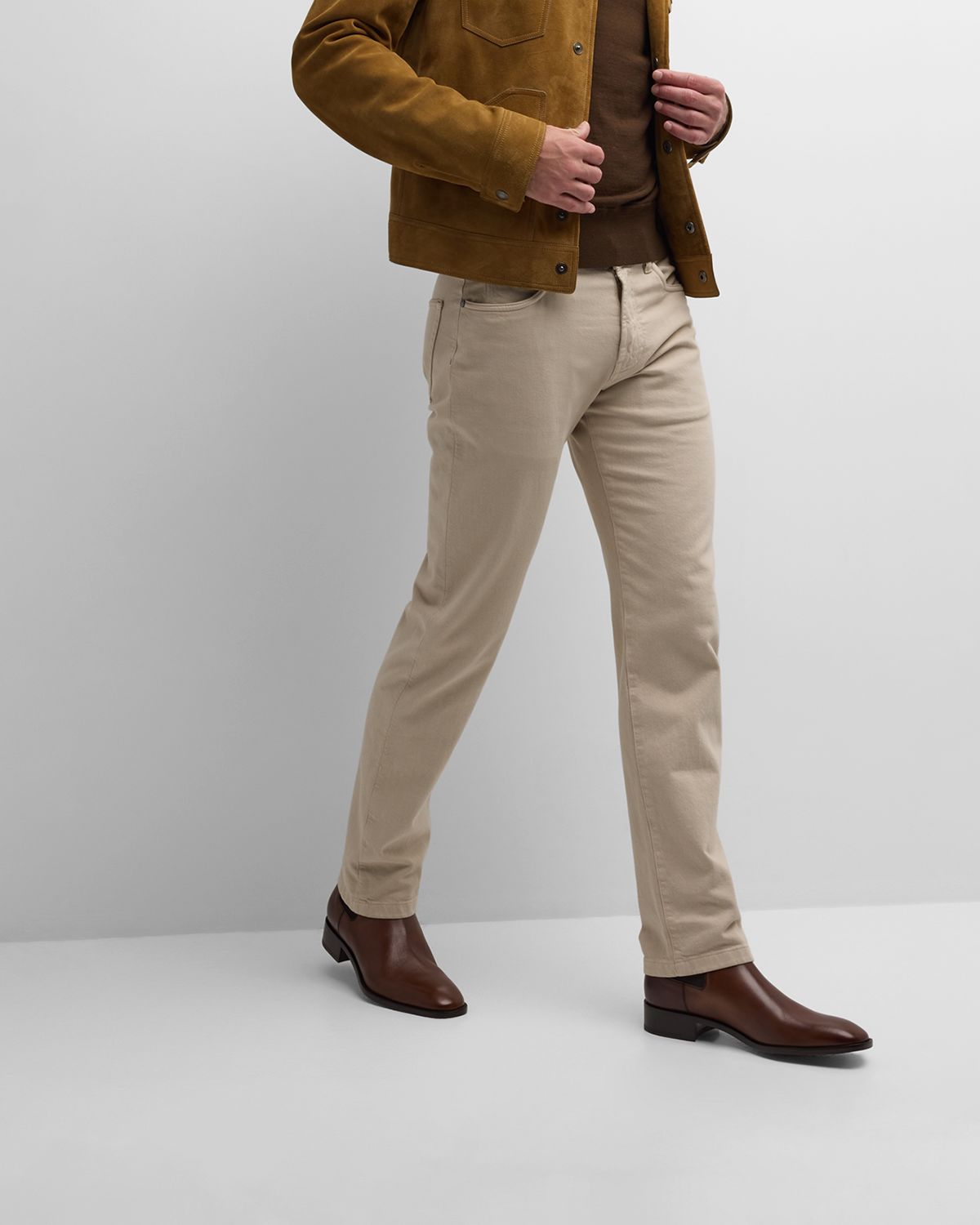 Christian Louboutin Samson Men 's Burnished Leather Boot