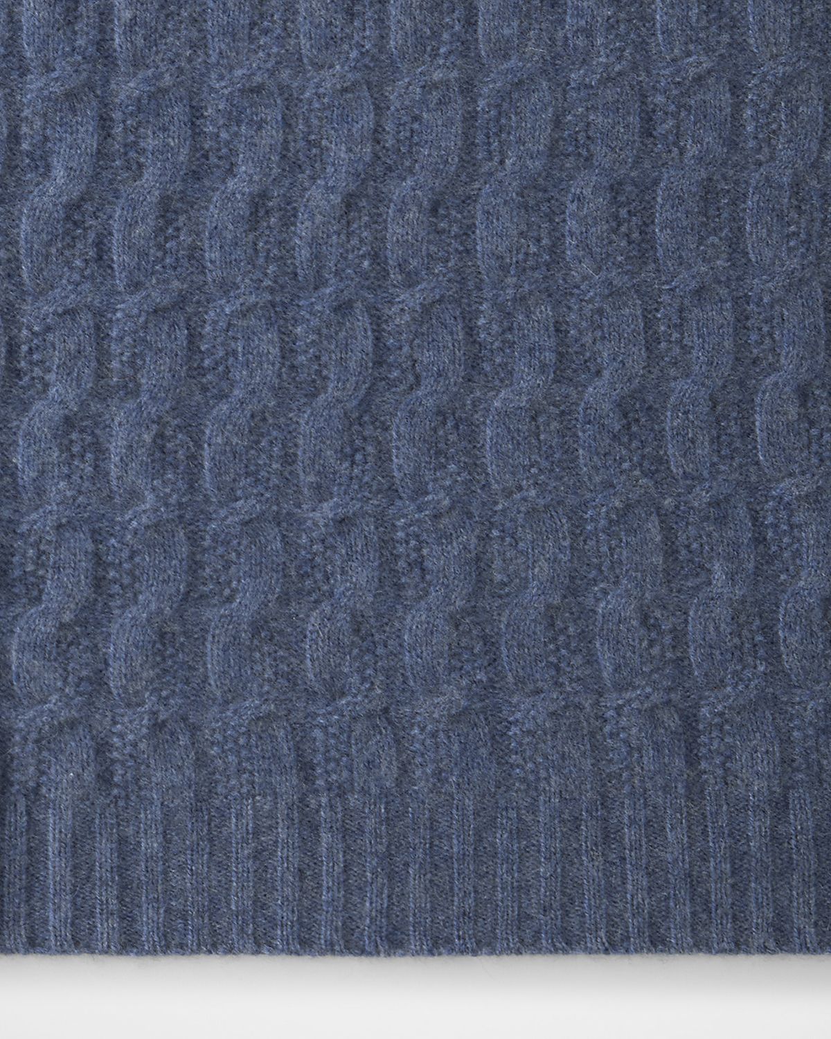 Sofia Cashmere Seed-Stitch Cable Throw