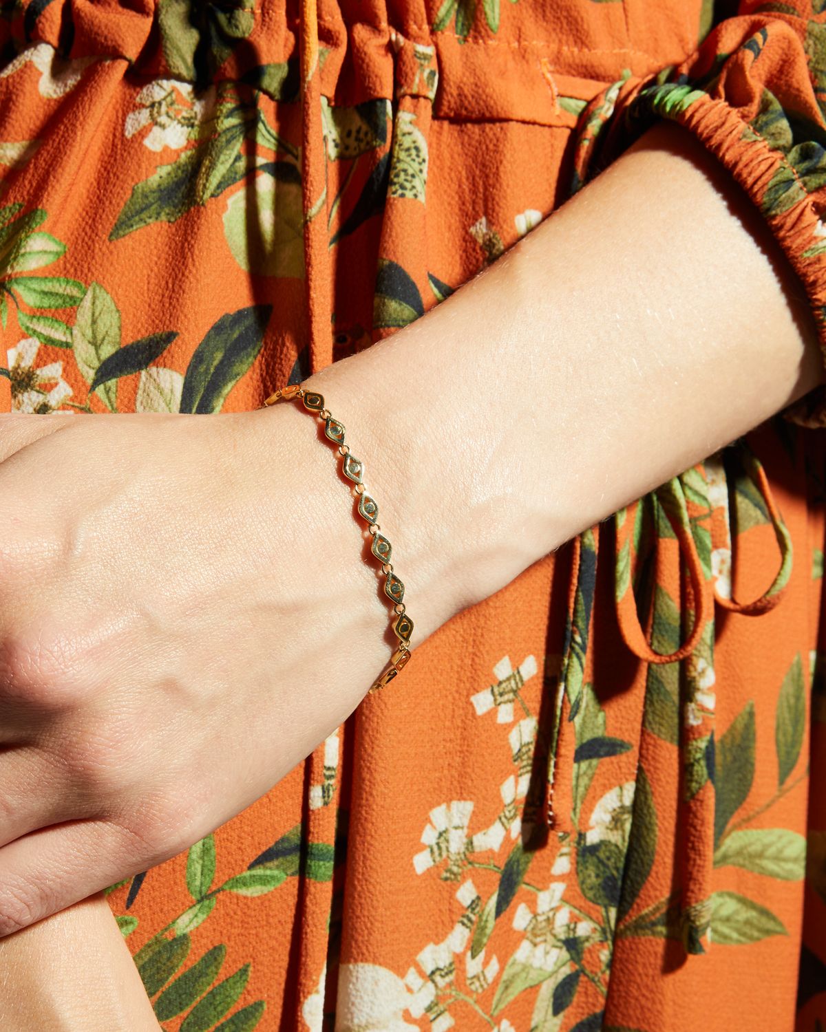 Sydney Evan Continuous Eye Link Bracelet