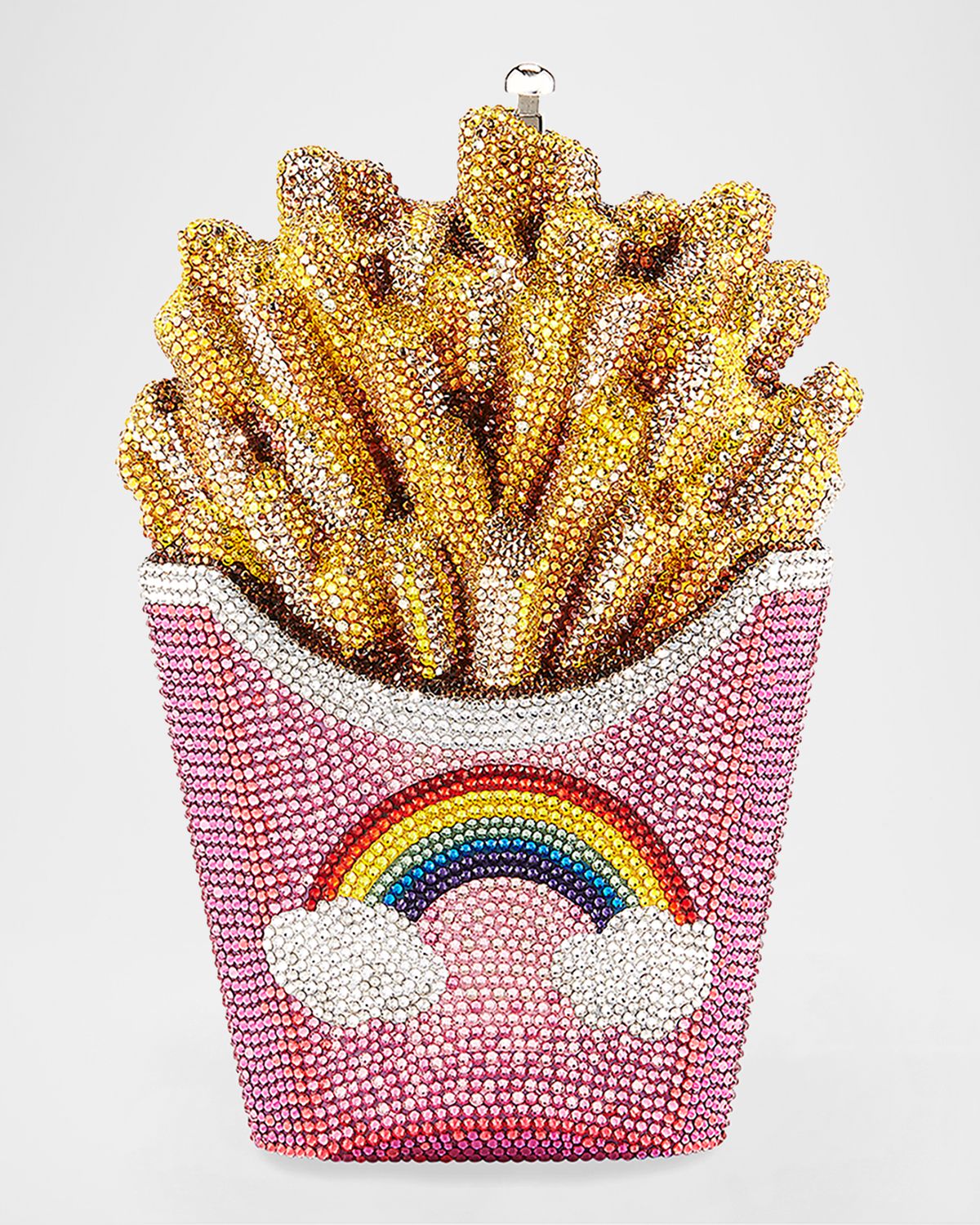 Judith Leiber Couture French Fries Rainbow Clutch Bag