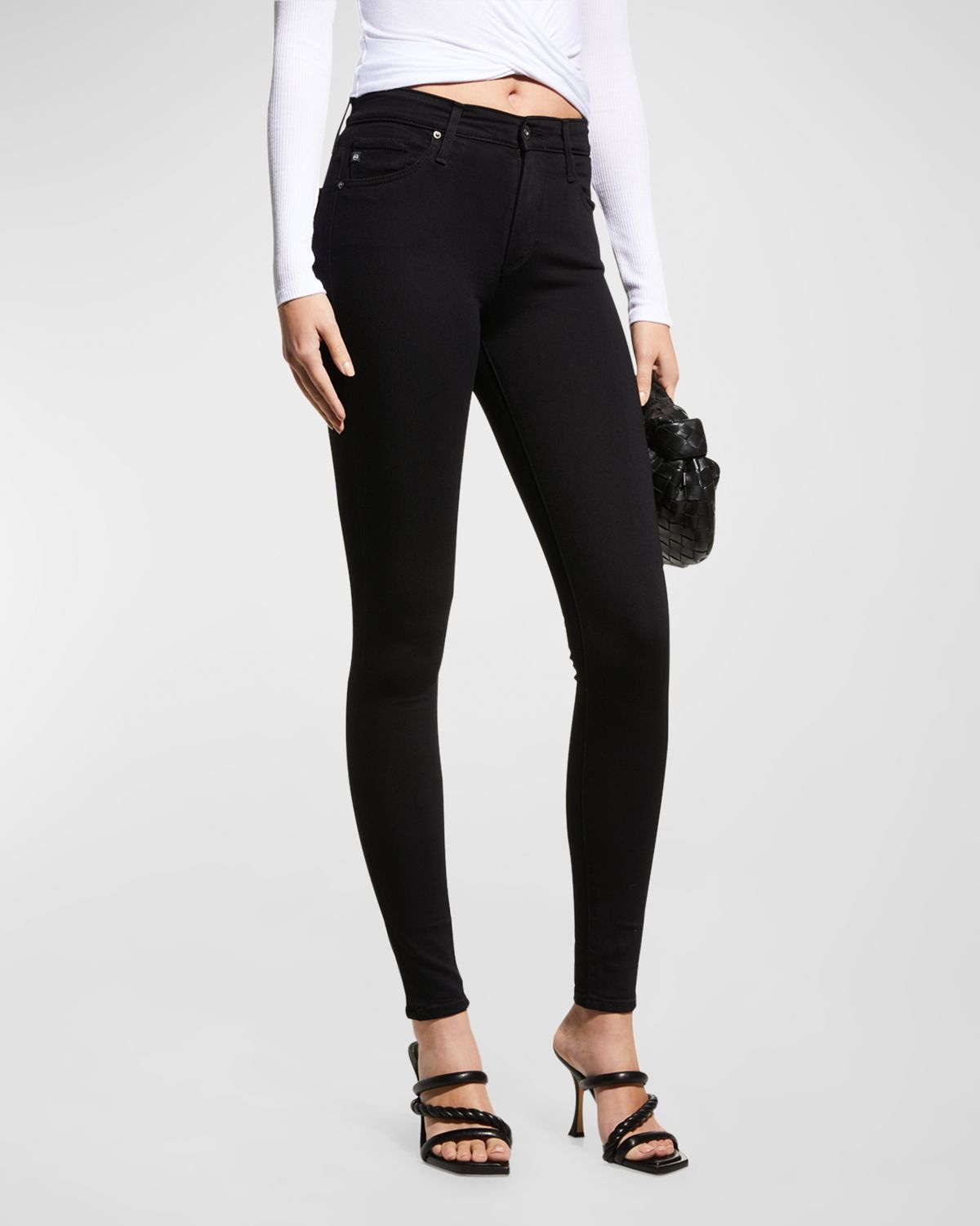 AG Jeans Farrah High-Rise Skinny Jeans