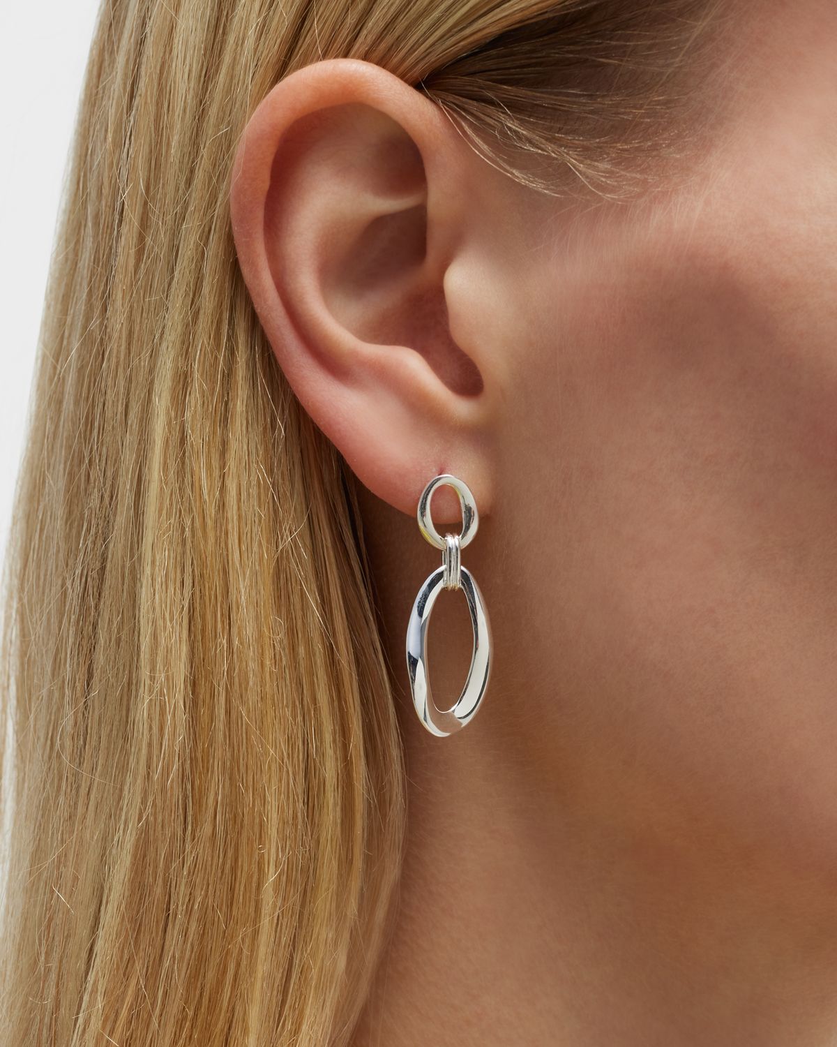 Ippolita Mini Smooth Snowman Earrings in Sterling Silver