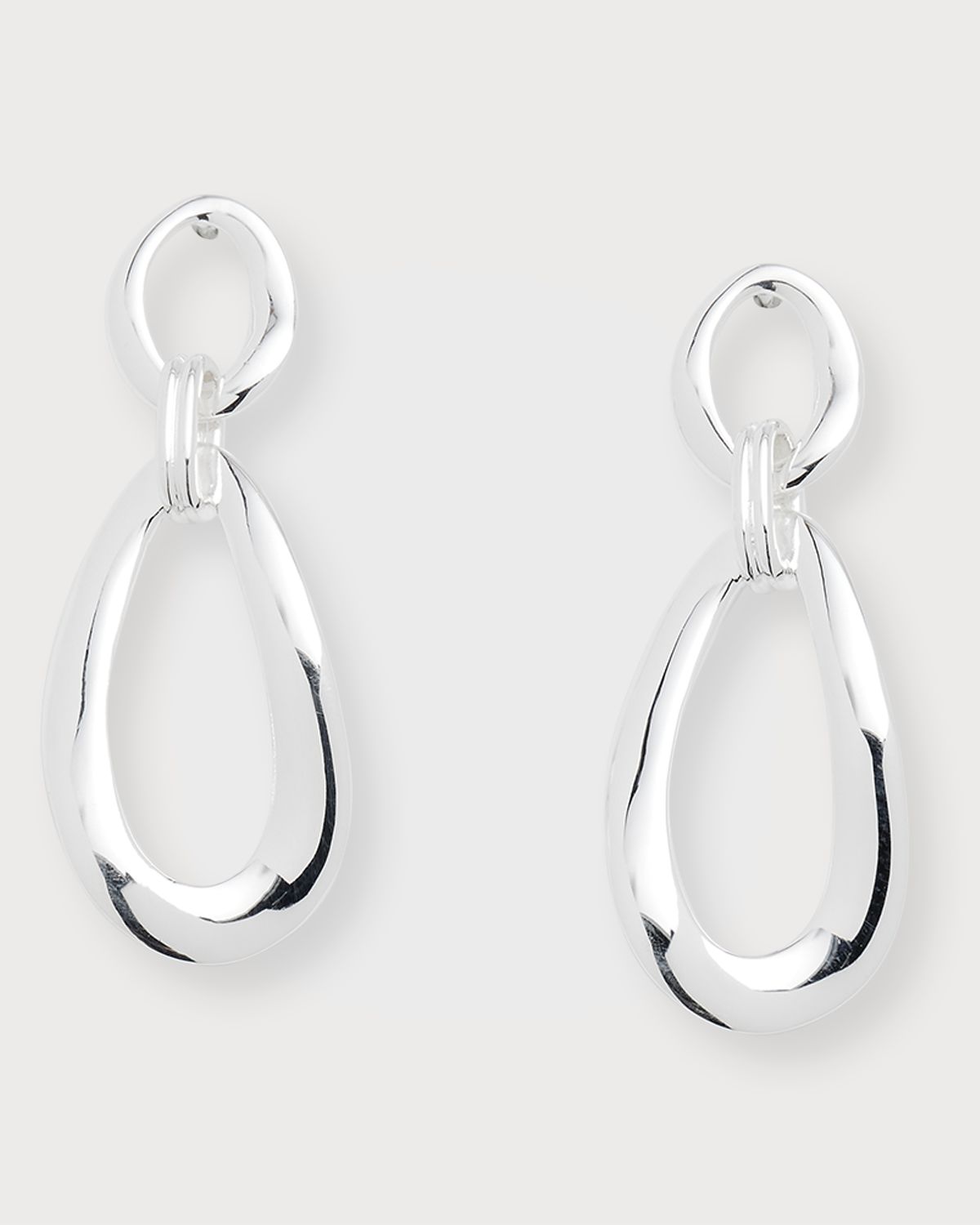 Ippolita Mini Smooth Snowman Earrings in Sterling Silver