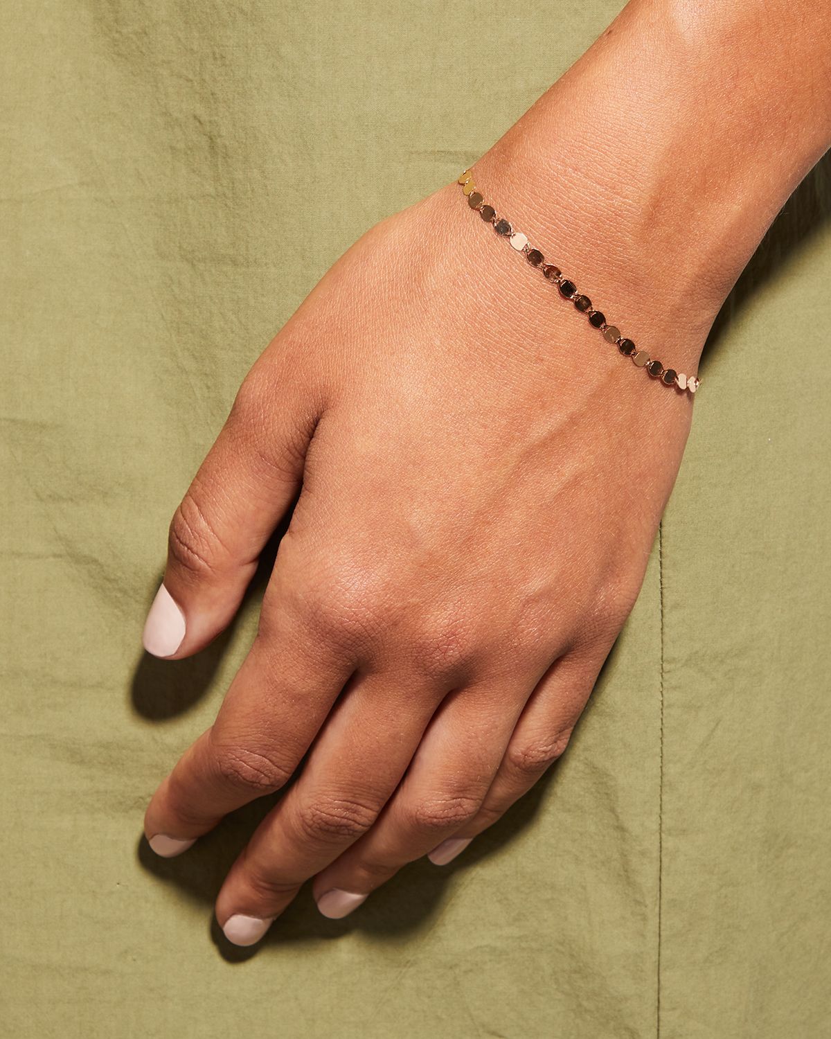 LANA 14K Gold Nude Chain Bracelet