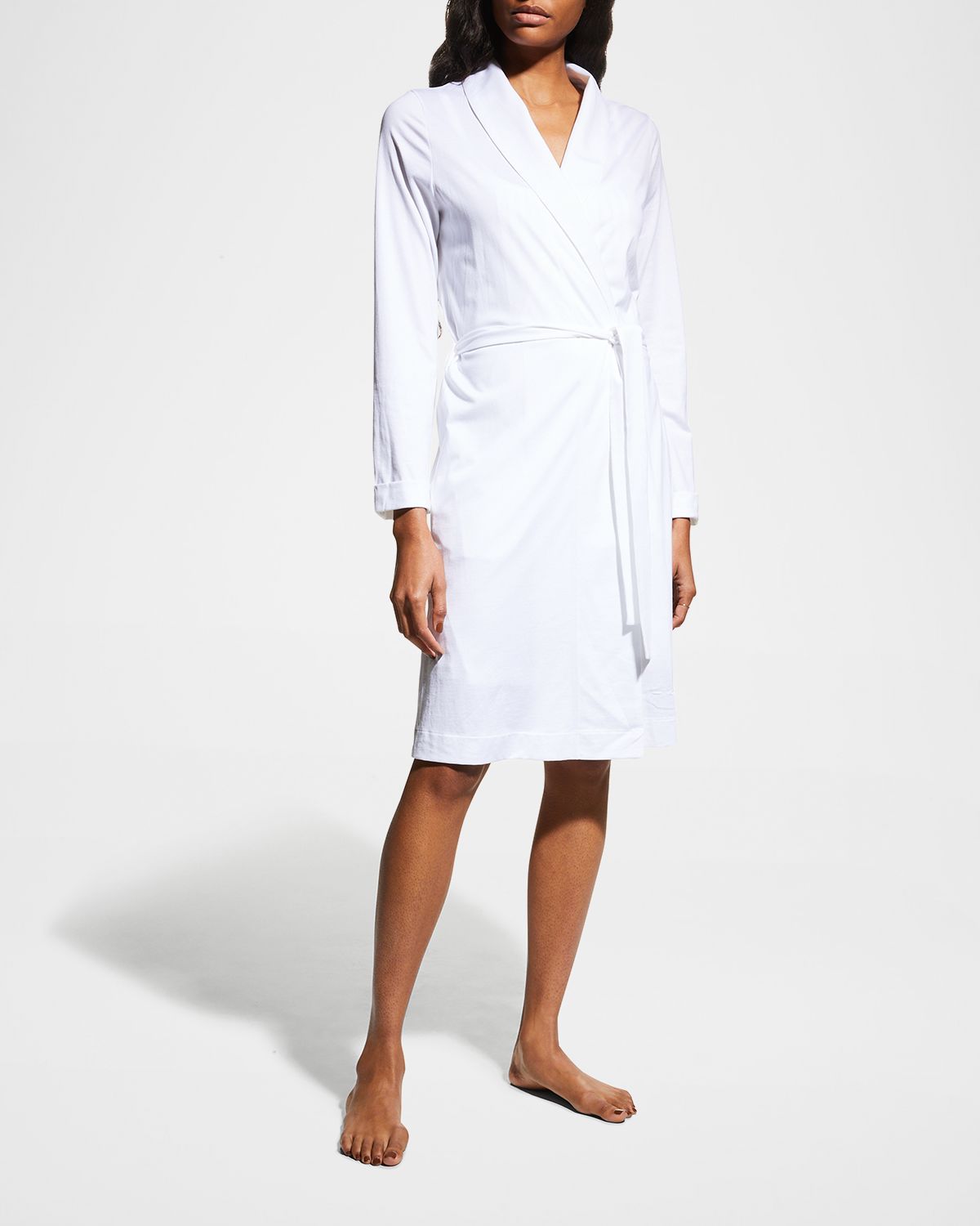 Hanro Cotton Jersey Short Robe