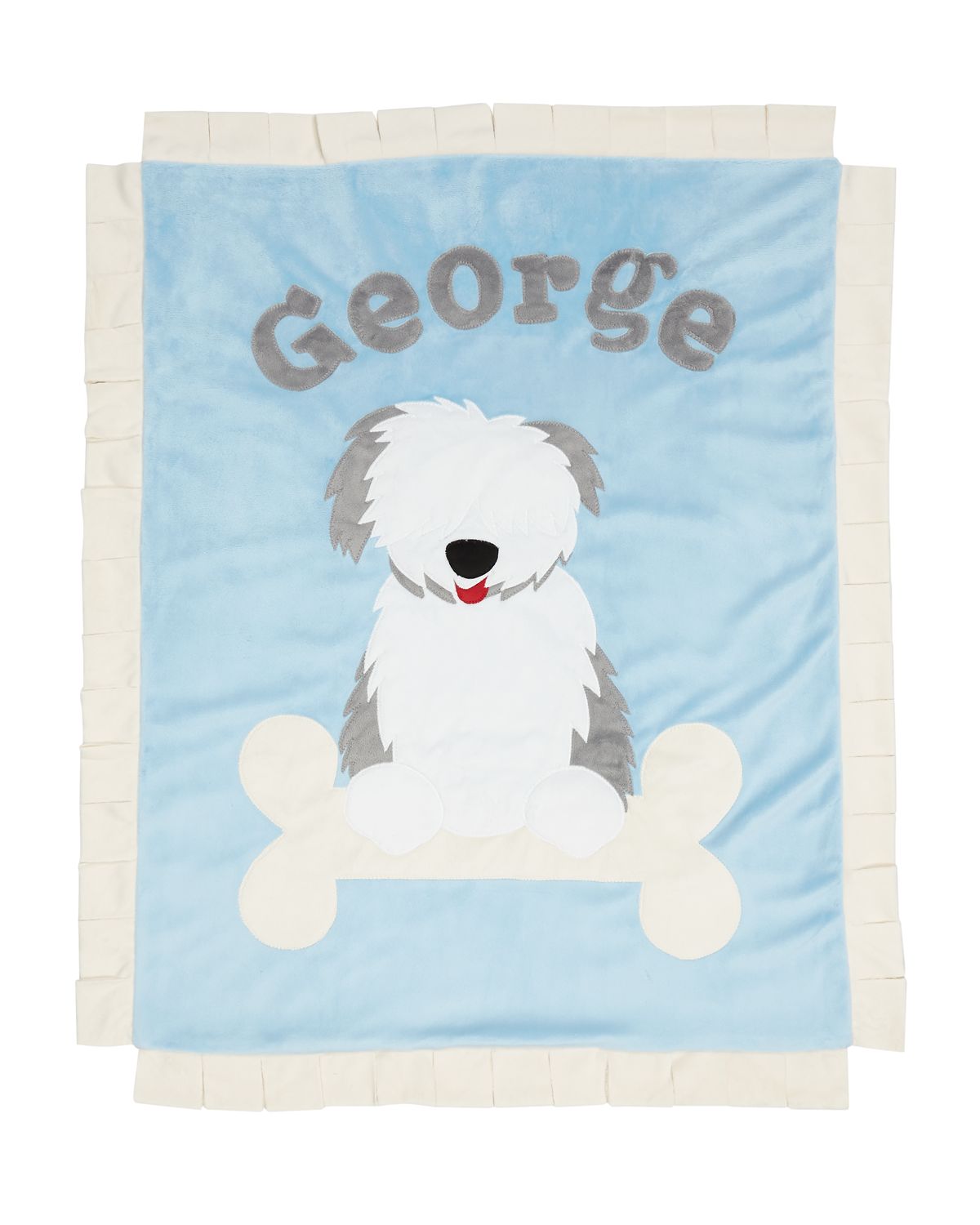 Boogie Baby Personalized Puppy Love Plush Blanket