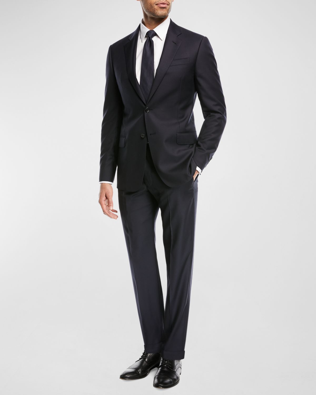 Emporio Armani Super 130s Wool Two-Piece Classic Fit Suit