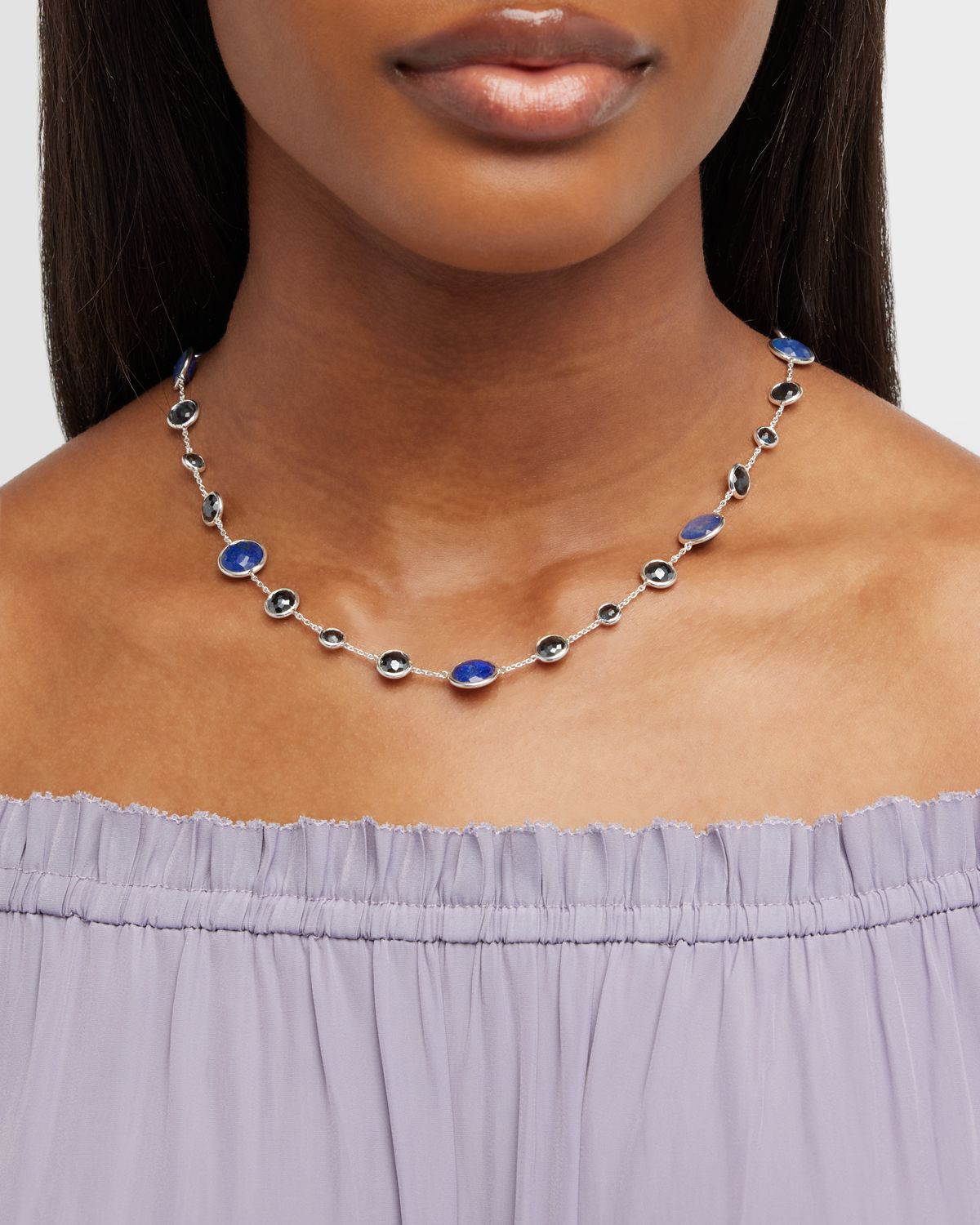 Ippolita Lollitini Long Necklace in Sterling Silver