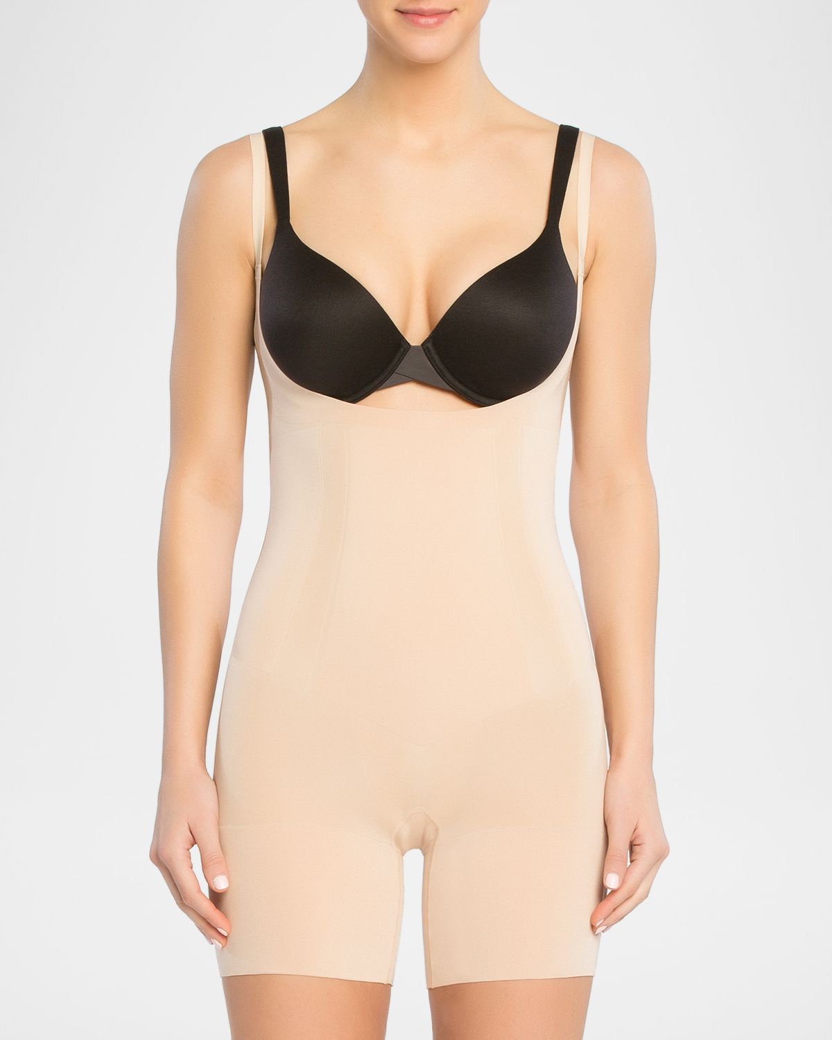 Spanx SPANXsculpt OnCore Open-Bust Mid-Thigh Bodysuit