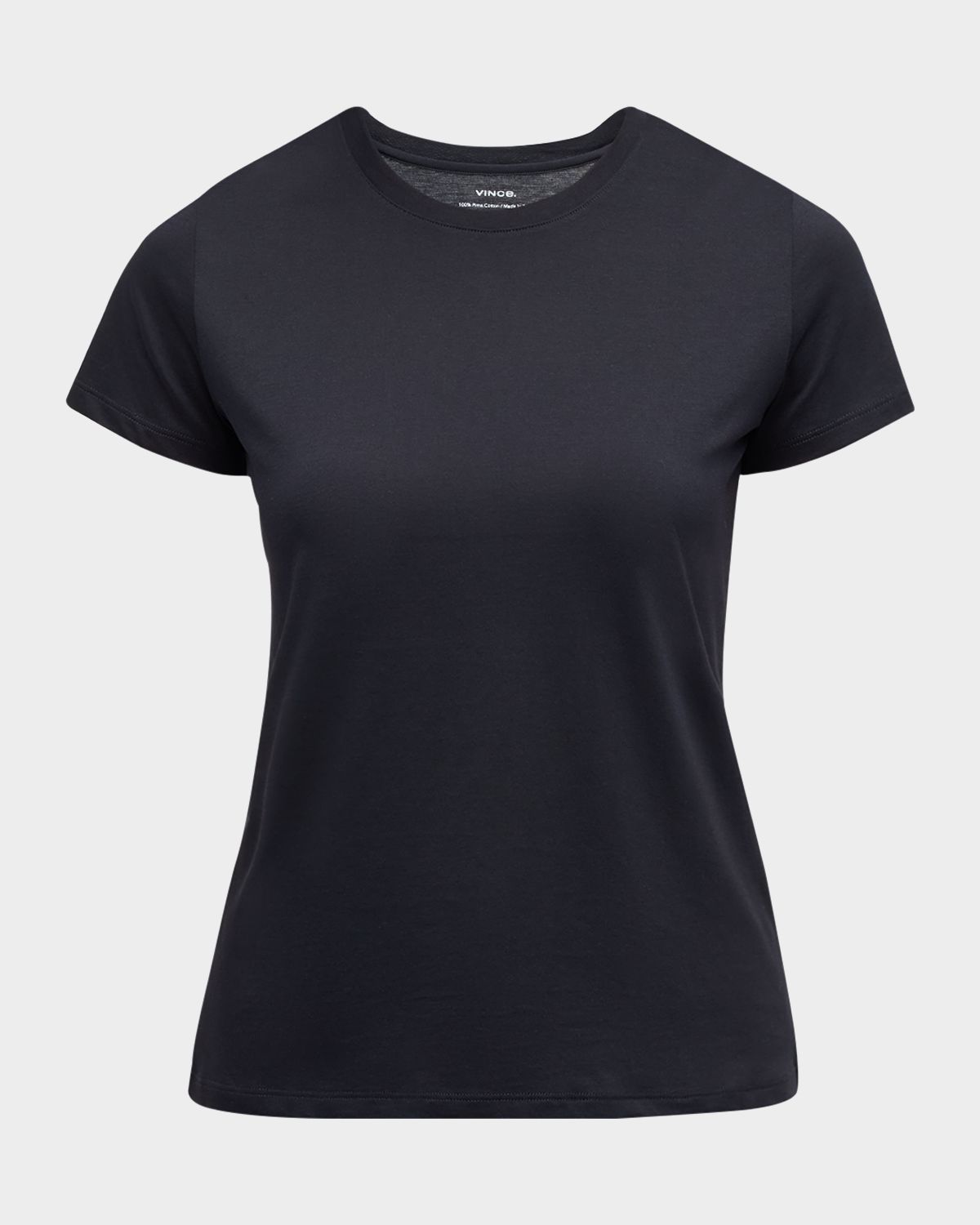 Vince Essential Crewneck Pima Cotton Tee