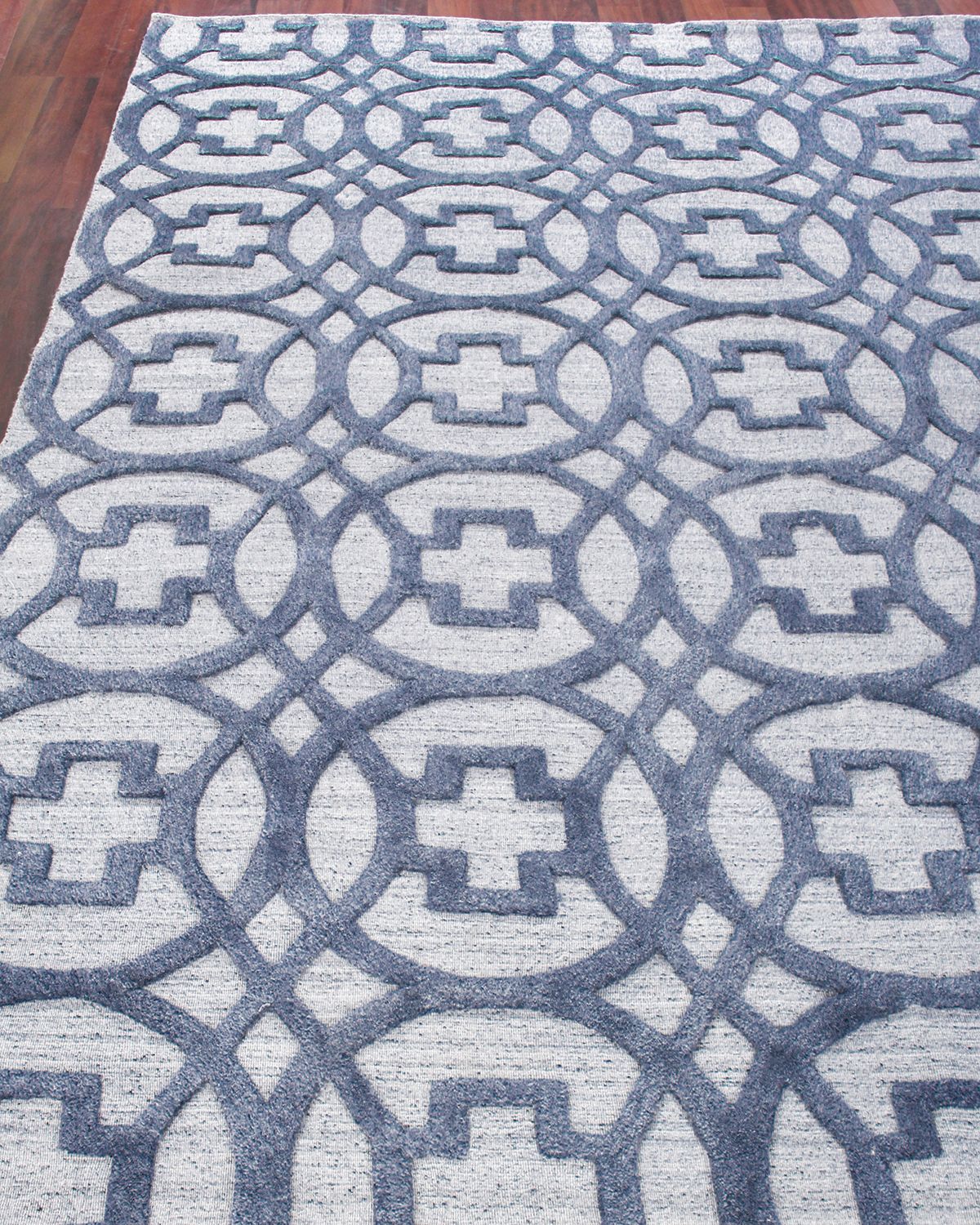 Exquisite Rugs Belmar Circles Hand-Knotted Rug | Thumbnail 7