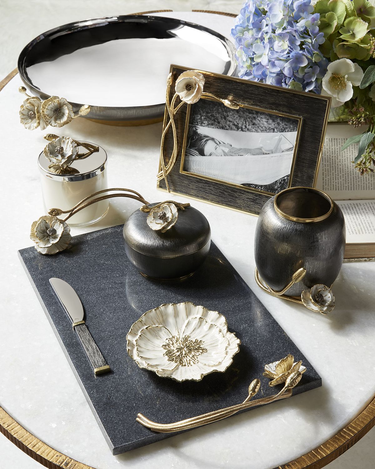 Michael Aram Anemone Picture Frame, 5" x 7"