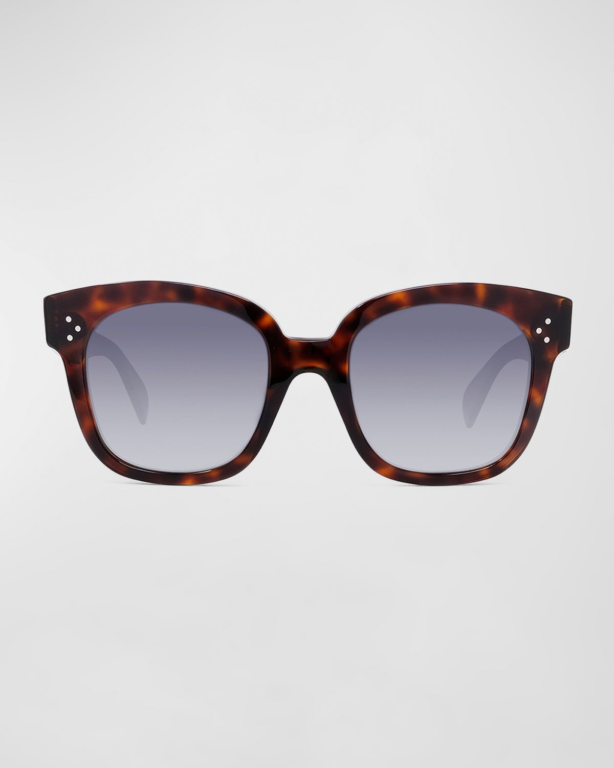 Celine Square Polarized Acetate Sunglasses, Blue Pattern