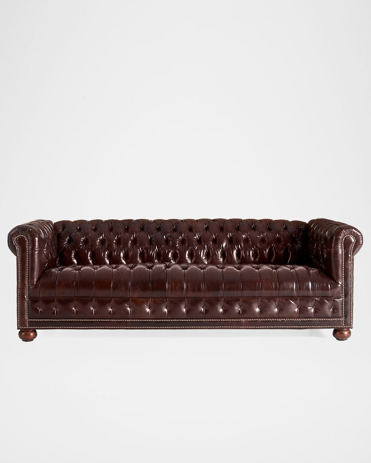 Old Hickory Tannery Royal Leather Chesterfield Sofa 93" | Thumbnail 5 Old Hickory Tannery Royal Leather Chesterfield Sofa 93" | Thumbnail 5
