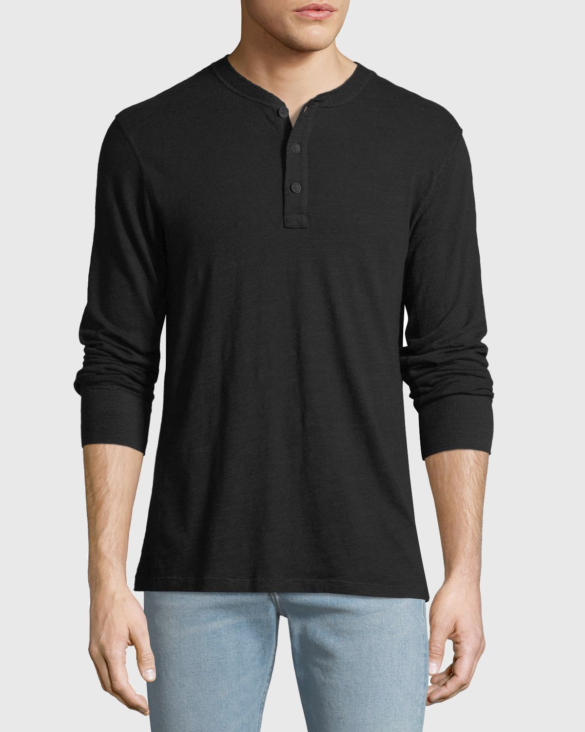 Rag & Bone Men 's Standard Issue Henley Shirt