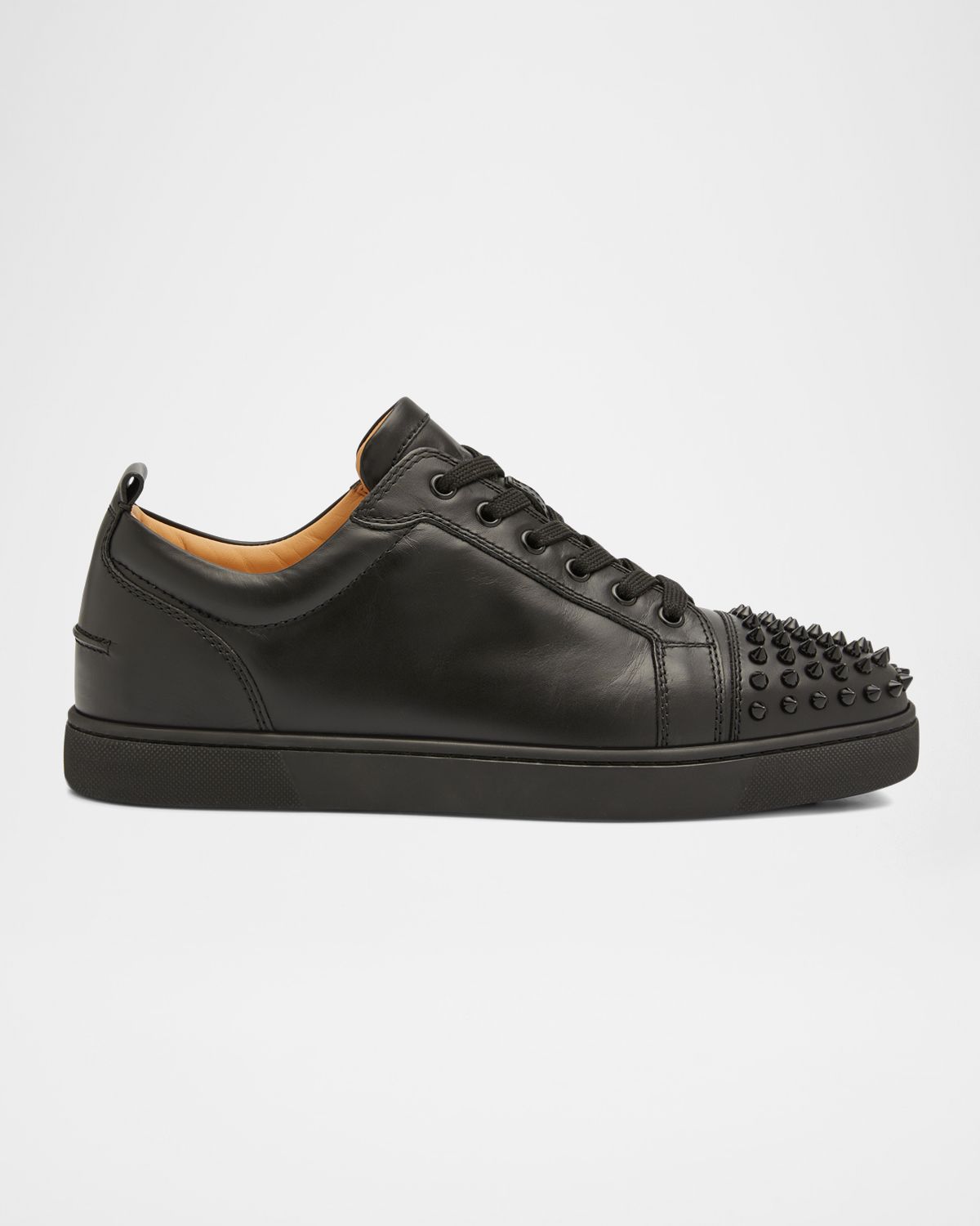 Christian Louboutin Men 's Louis Junior Spiked Low-Top Sneakers | Thumbnail 10
