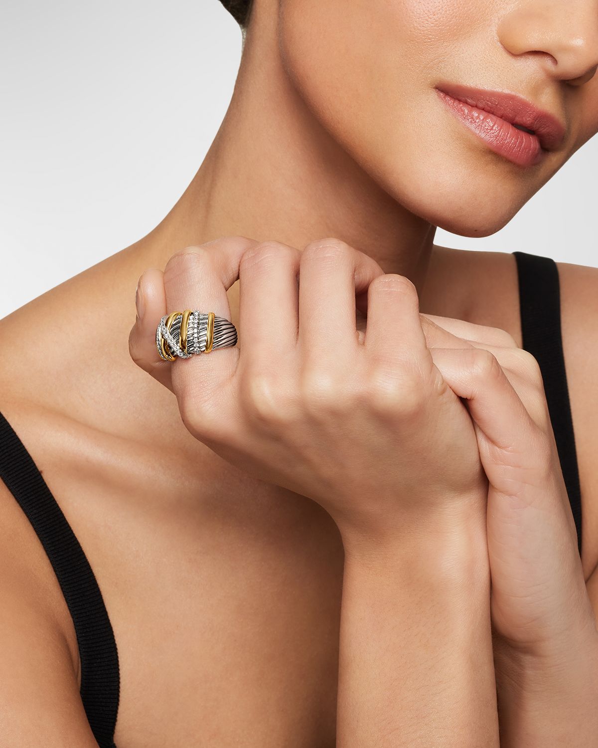 David Yurman 15mm Helena Ring in Silver