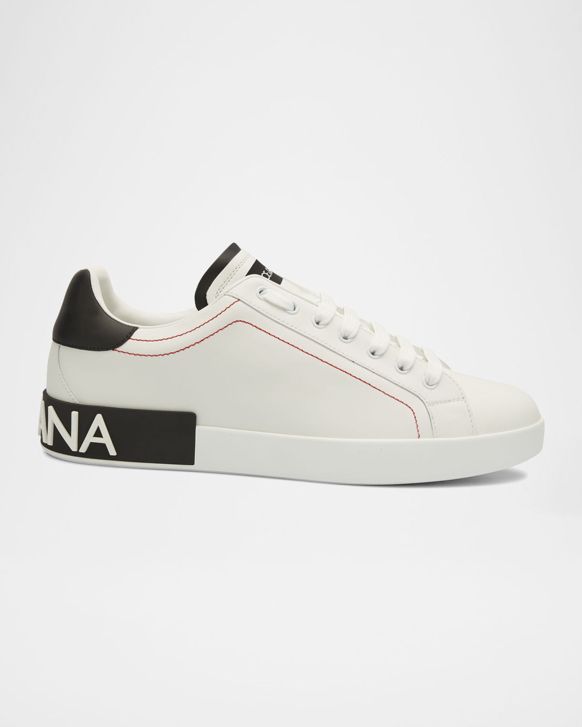 Dolce & Gabbana Men 's Portofino Two-Tone Leather Sneakers