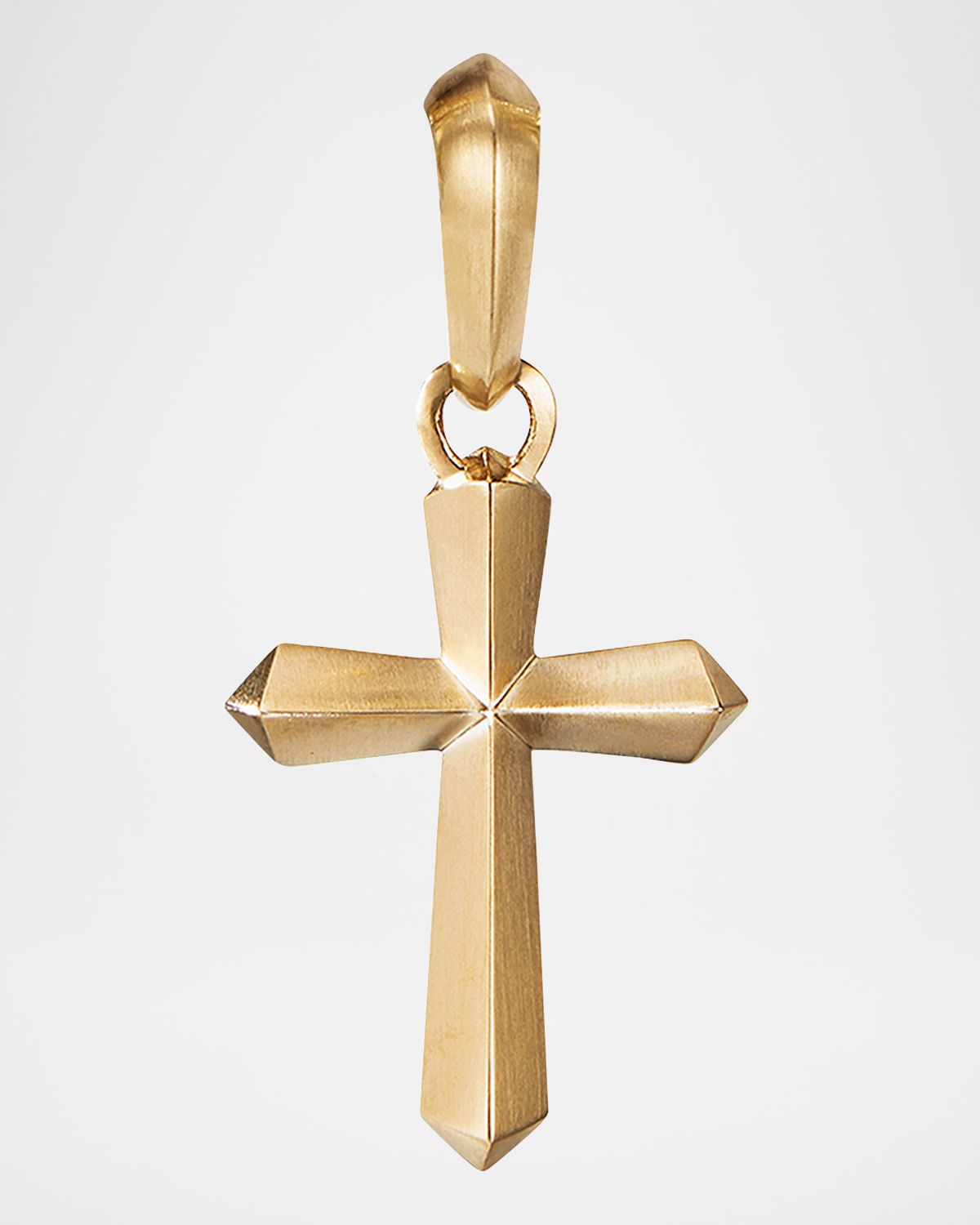 David Yurman Men 's Roman Cross Pendant in 18K Gold, 19mm