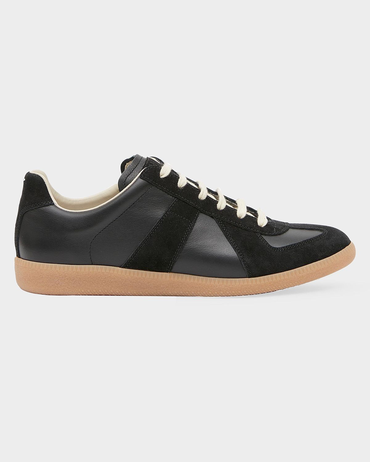 Maison Margiela Men 's Replica Leather Low-Top Sneakers | Thumbnail 7 Maison Margiela Men 's Replica Leather Low-Top Sneakers | Thumbnail 7
