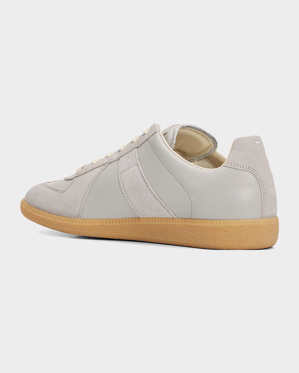 Maison Margiela Men 's Replica Leather Low-Top Sneakers | Thumbnail 4 Maison Margiela Men 's Replica Leather Low-Top Sneakers | Thumbnail 4