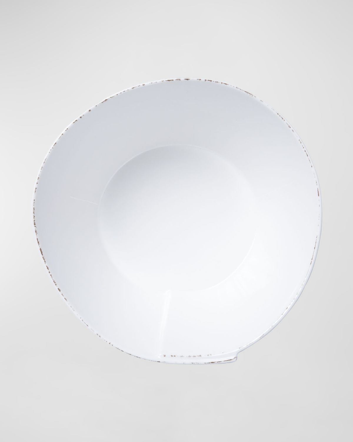 Vietri Melamine Lastra Large Stacking Serving Bowl