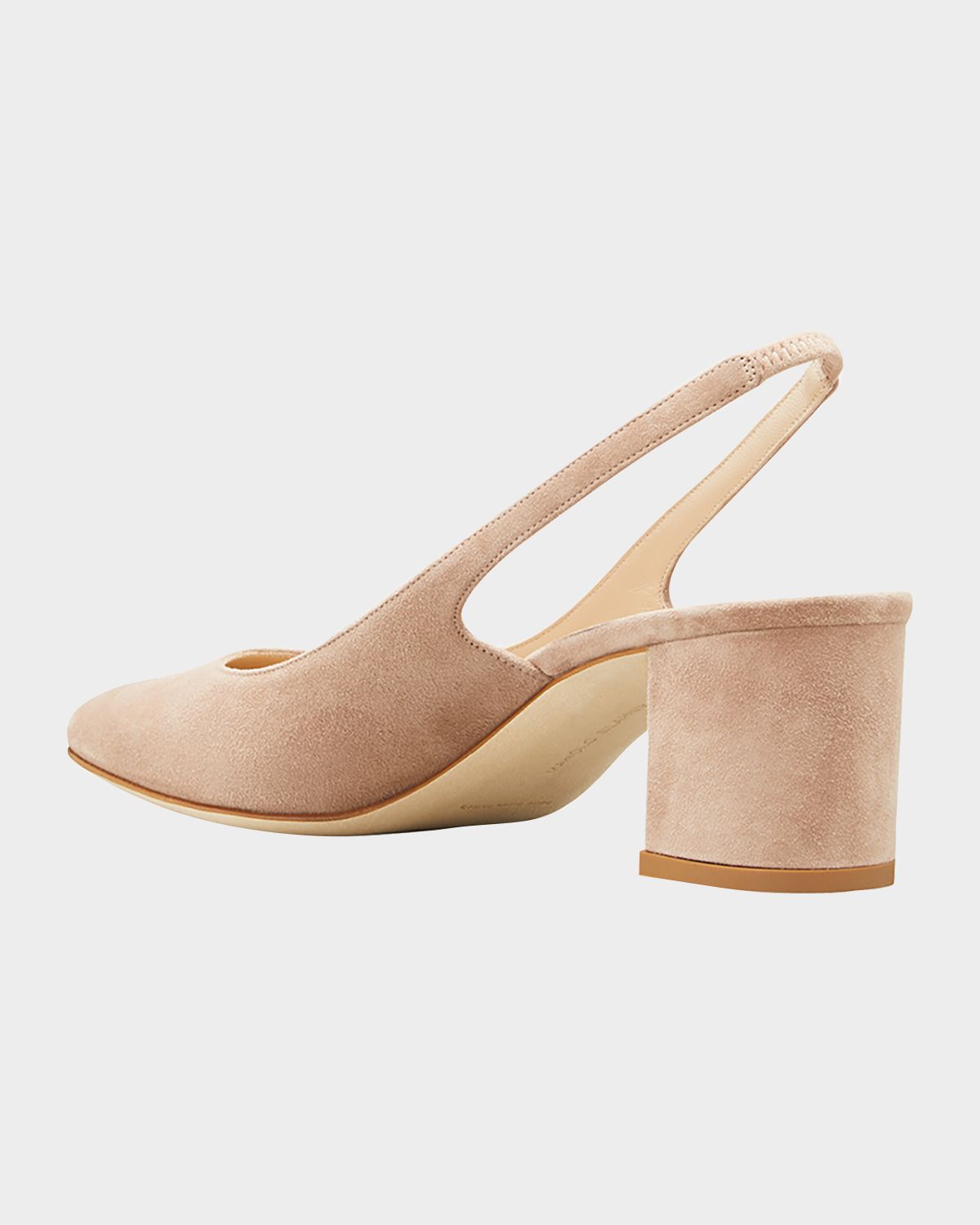 Manolo Blahnik 50mm Allurasa Suede Slingback Pump | Thumbnail 3 Manolo Blahnik 50mm Allurasa Suede Slingback Pump | Thumbnail 3