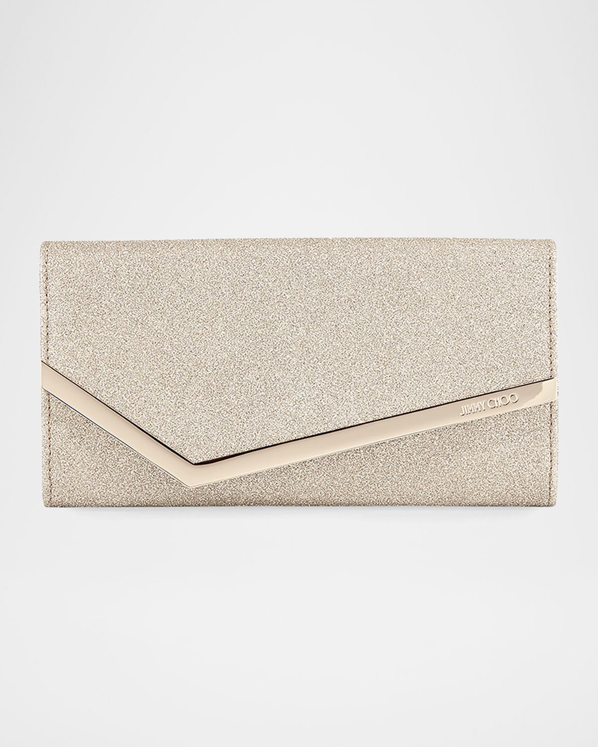 Jimmy Choo Emmie Glitter Leather Clutch Bag | Thumbnail 4 Jimmy Choo Emmie Glitter Leather Clutch Bag | Thumbnail 4