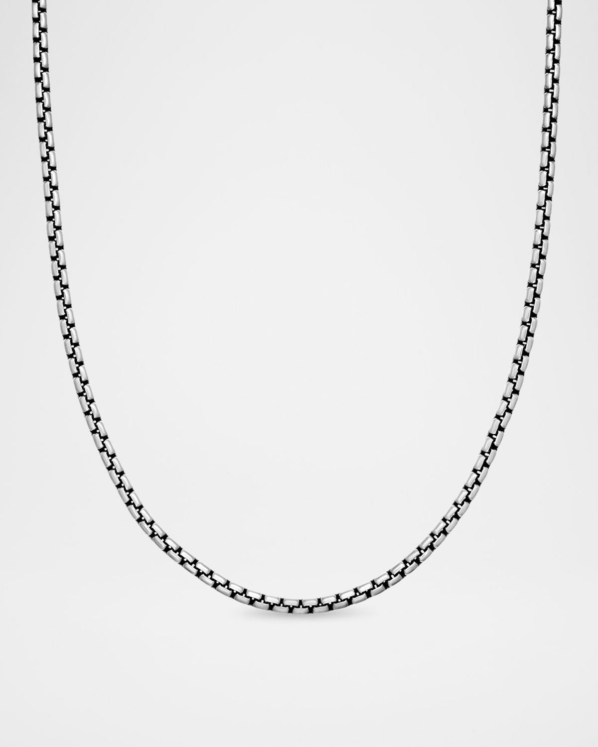 David Yurman Men 's Box Chain Necklace in Silver
