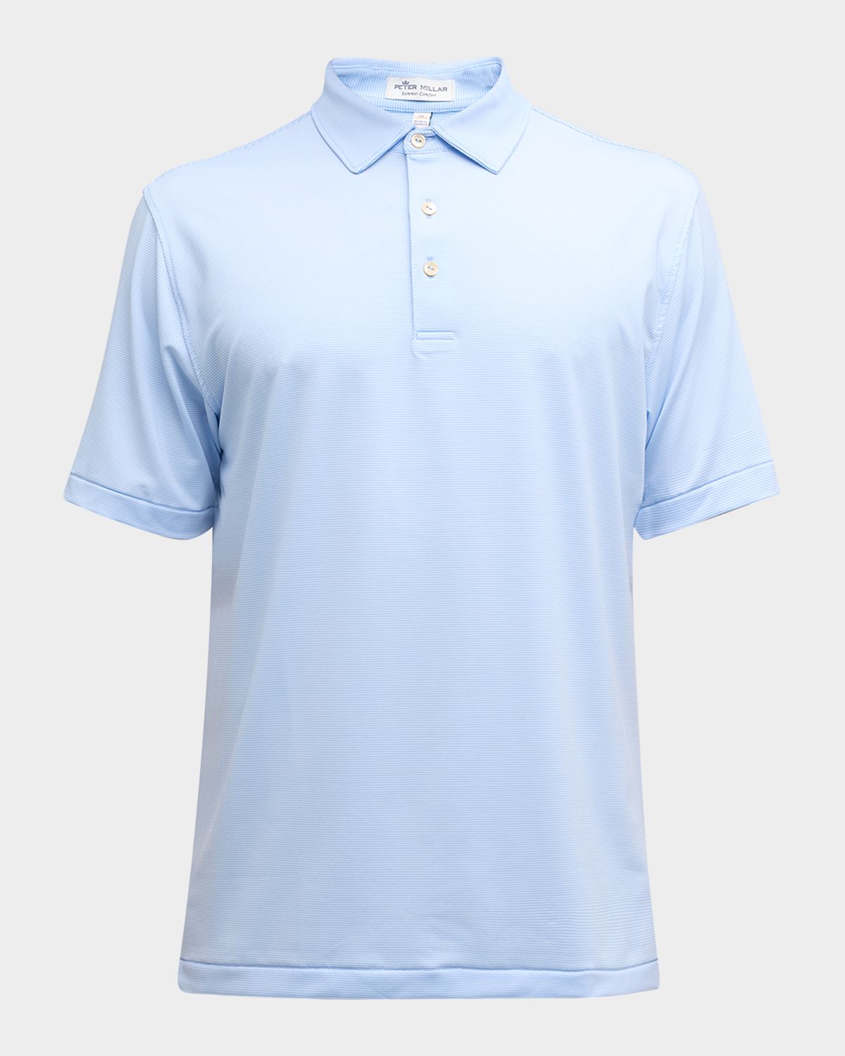 Peter Millar Men 's Jubilee Stripe Stretch-Jersey Polo Shirt | Thumbnail 8 Peter Millar Men 's Jubilee Stripe Stretch-Jersey Polo Shirt | Thumbnail 8