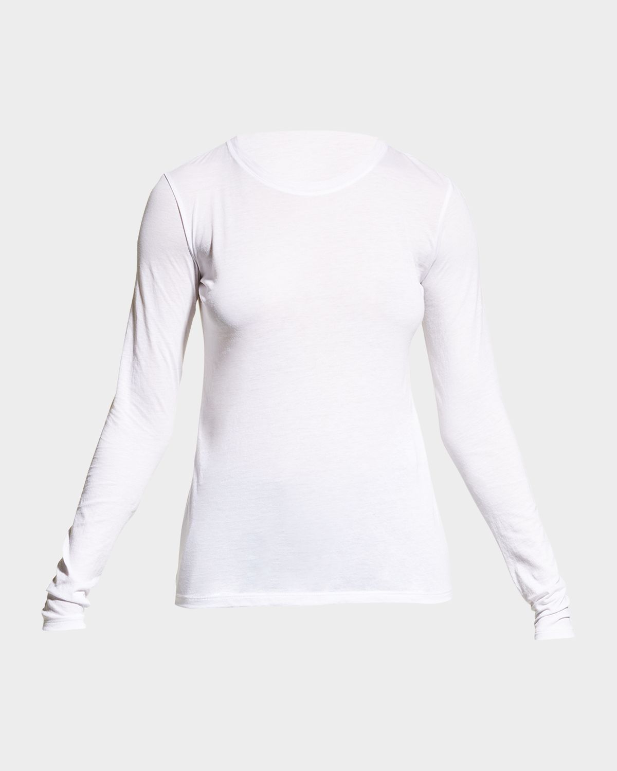 Vince Essential Long-Sleeve Crewneck Tee