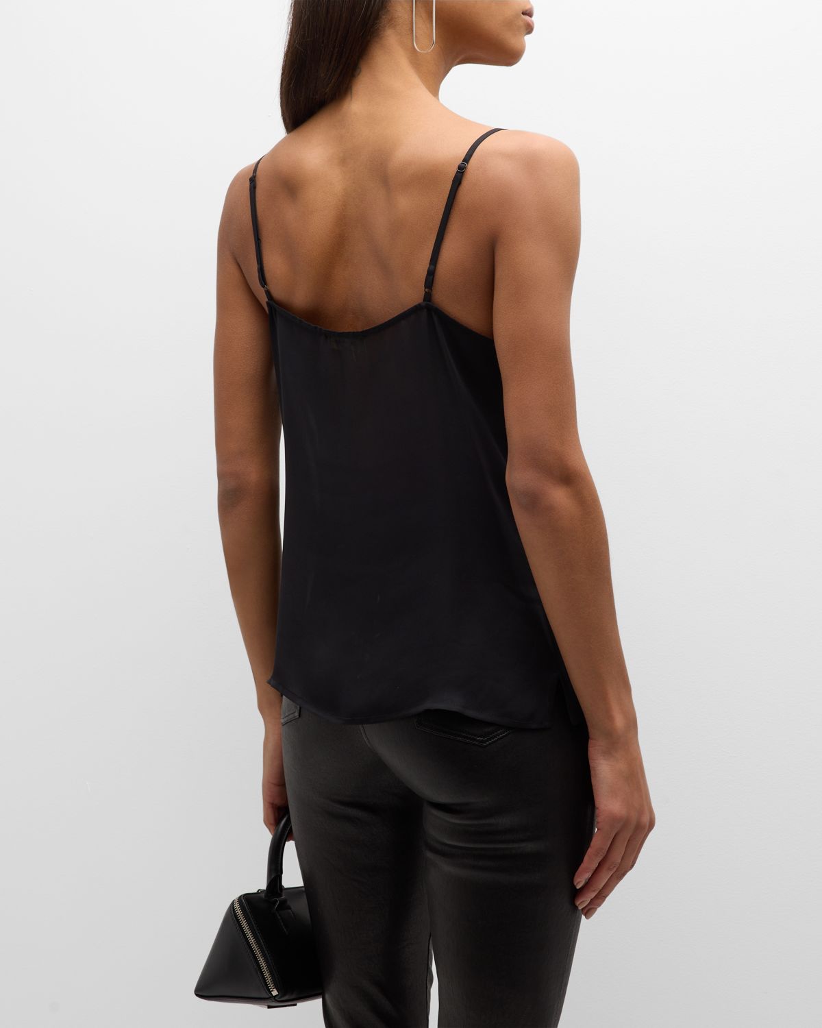 L 'Agence Gabriella Silk V-Neck Tank | Thumbnail 6