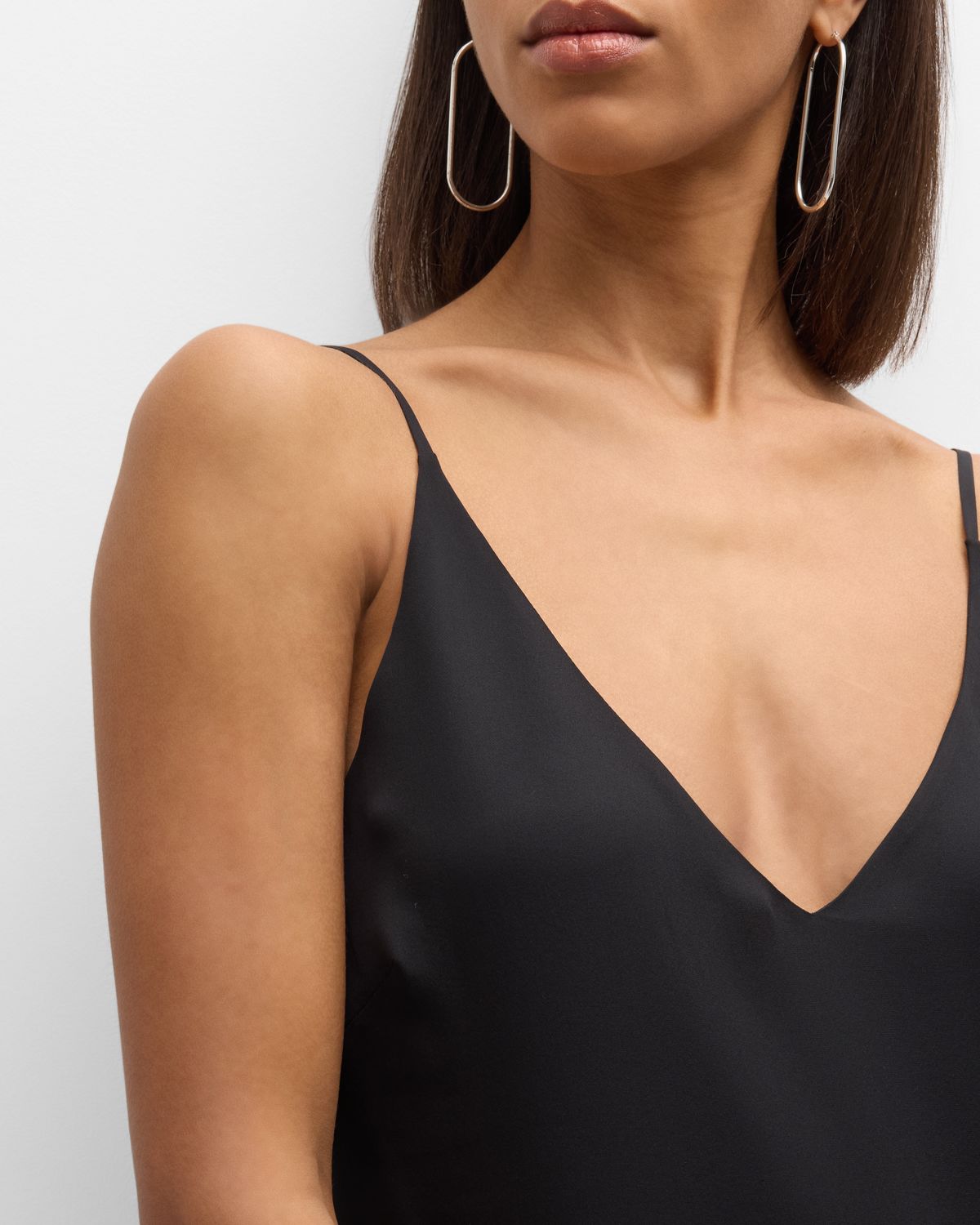 L 'Agence Gabriella Silk V-Neck Tank | Thumbnail 5