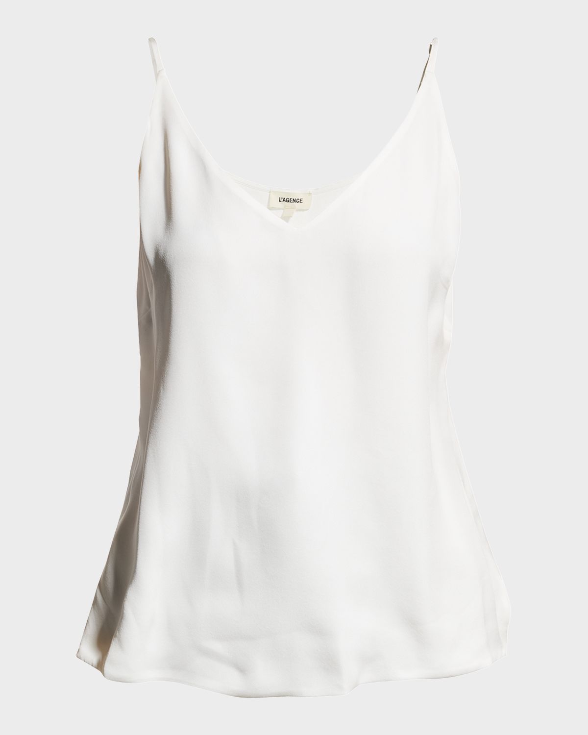 L 'Agence Gabriella Silk V-Neck Tank | Thumbnail 6